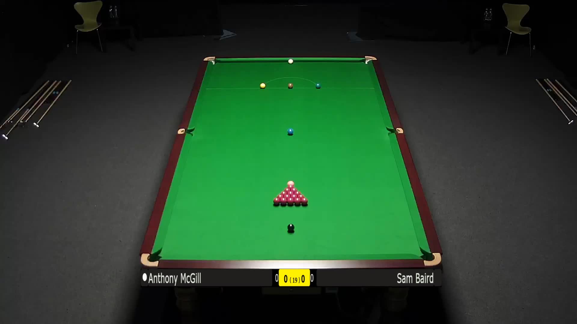 麦克吉尔vs贝尔德，7月28日#斯诺克世锦赛#上半场（上）