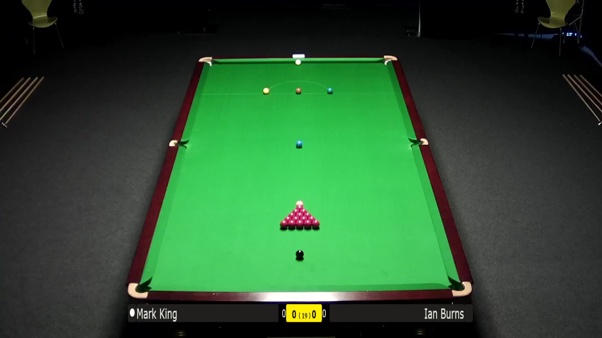 马克-金vs伊恩-伯恩斯，7月27日#斯诺克世锦赛#上半场（上）