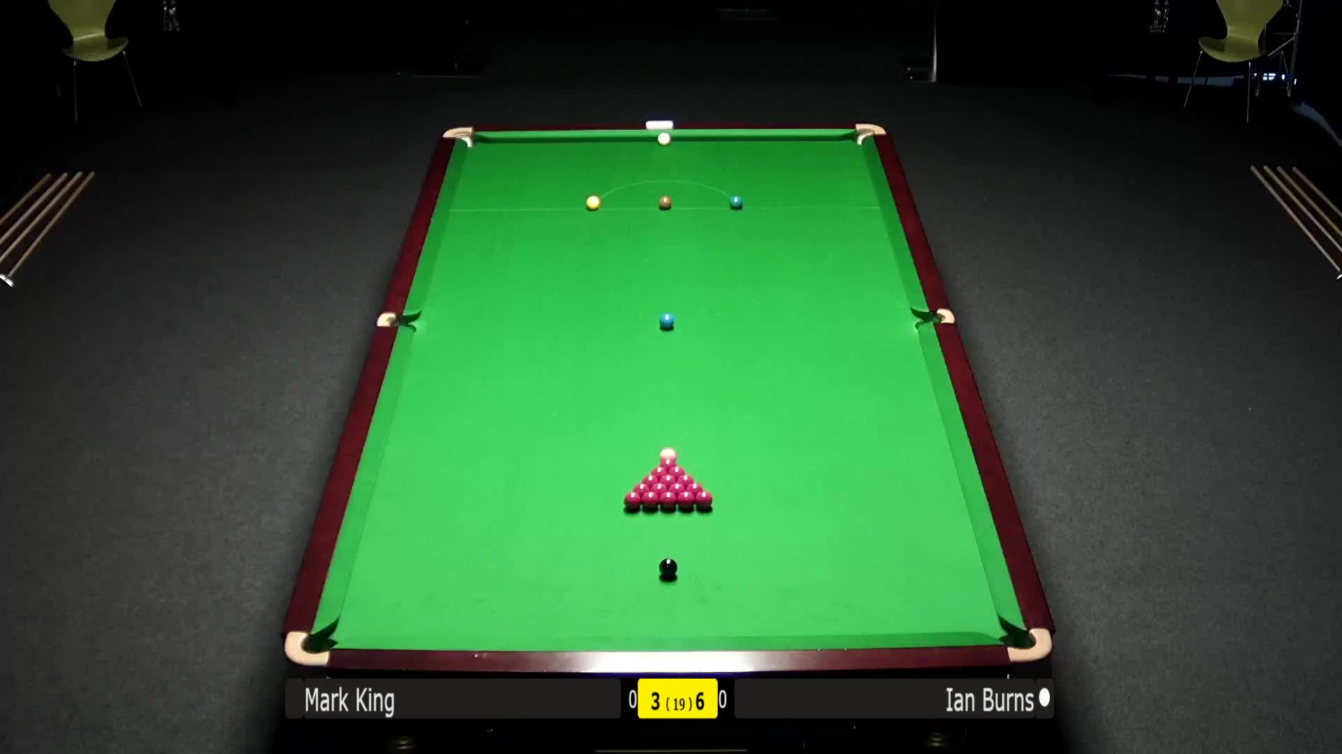 马克-金vs伊恩-伯恩斯，7月28日#斯诺克世锦赛#下半场