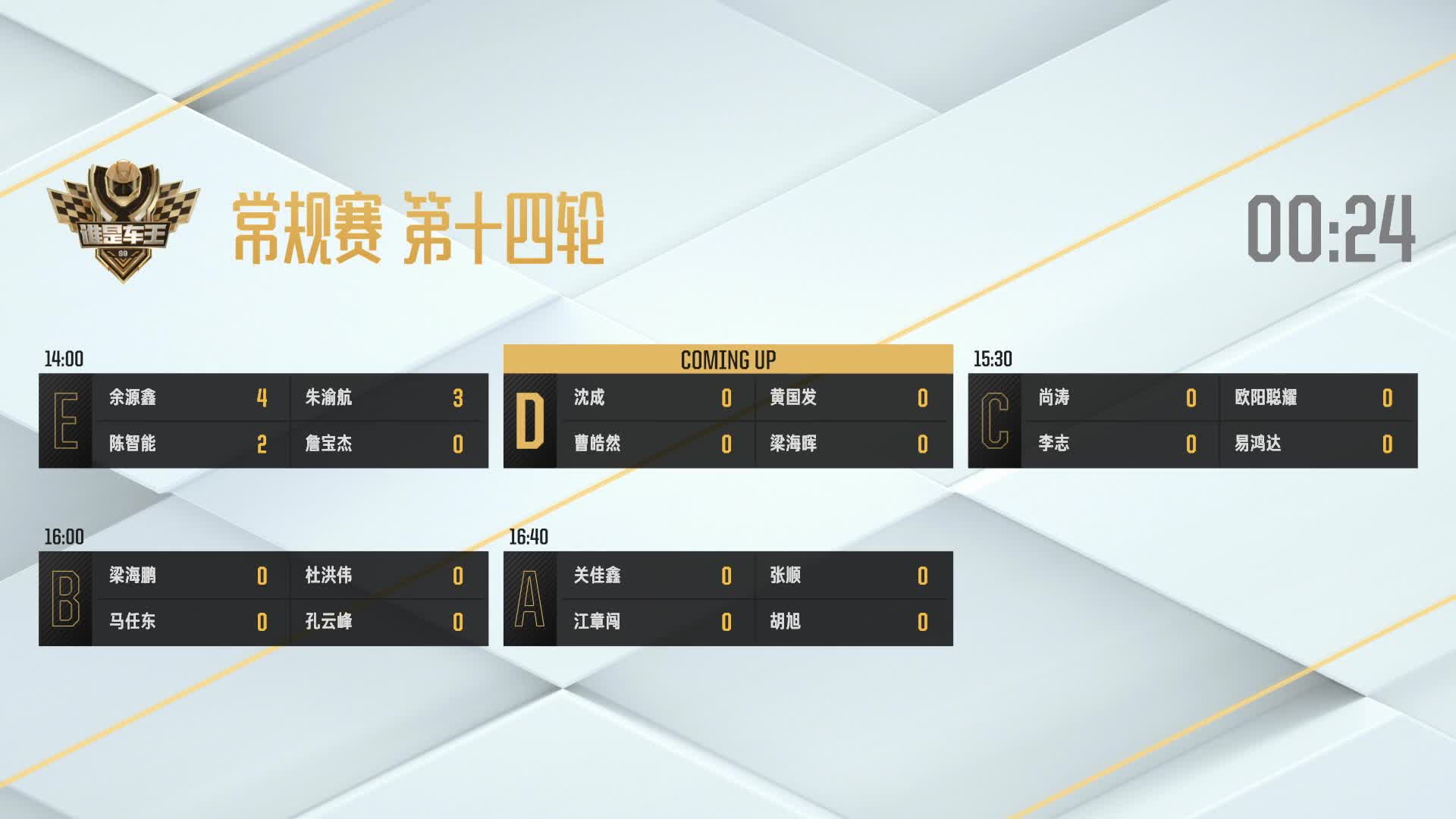 常规赛第十四轮_D组_谁是车王S9