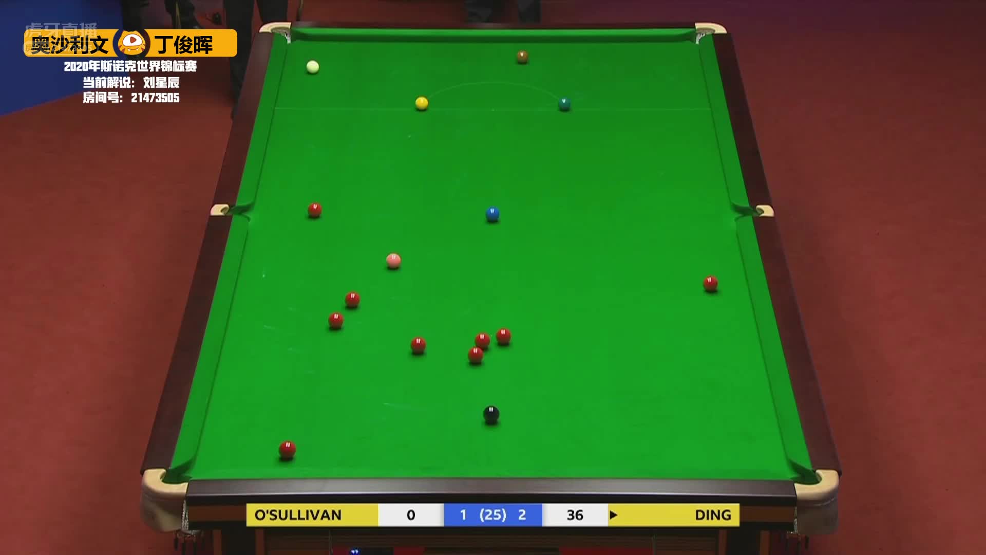 准度满分！丁俊晖连攻带守突破火老师防守，球被一杆拼进乖乖入袋#斯诺克世锦赛#
