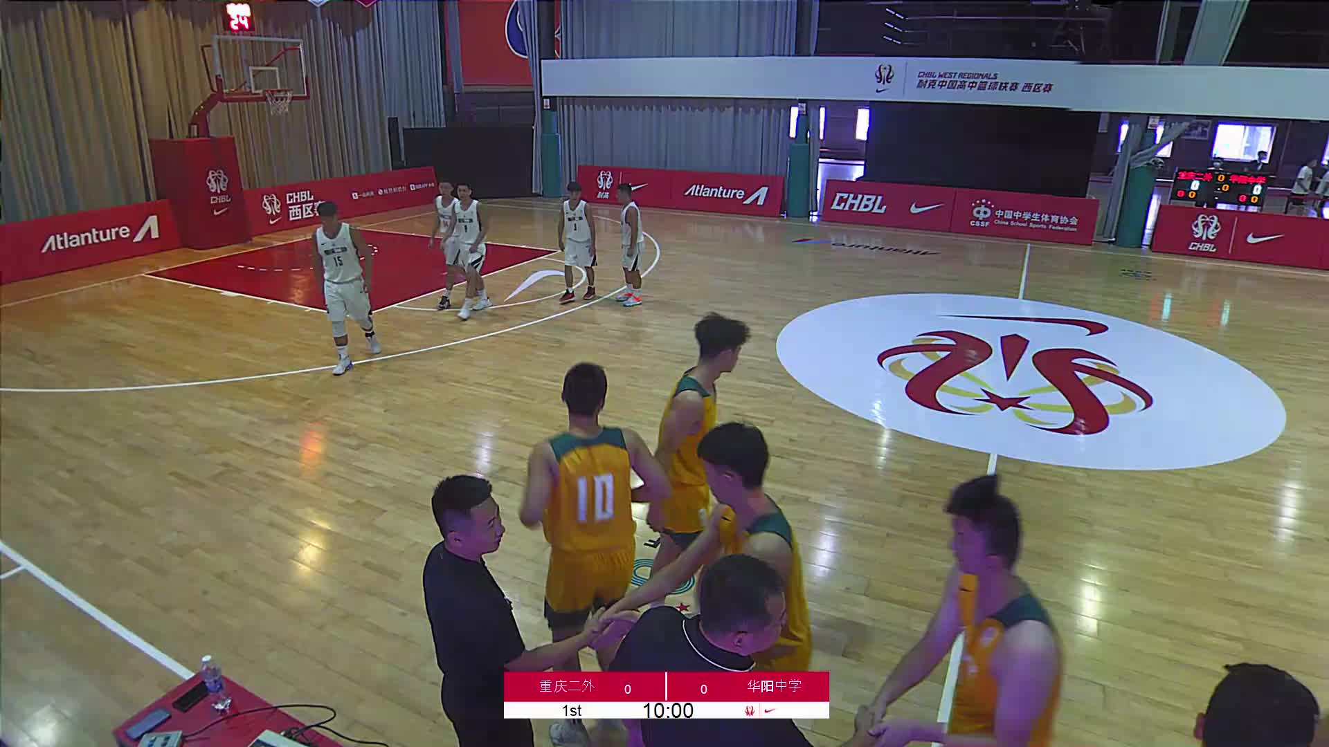 重庆二外vs华阳中学 耐高西区男子组别