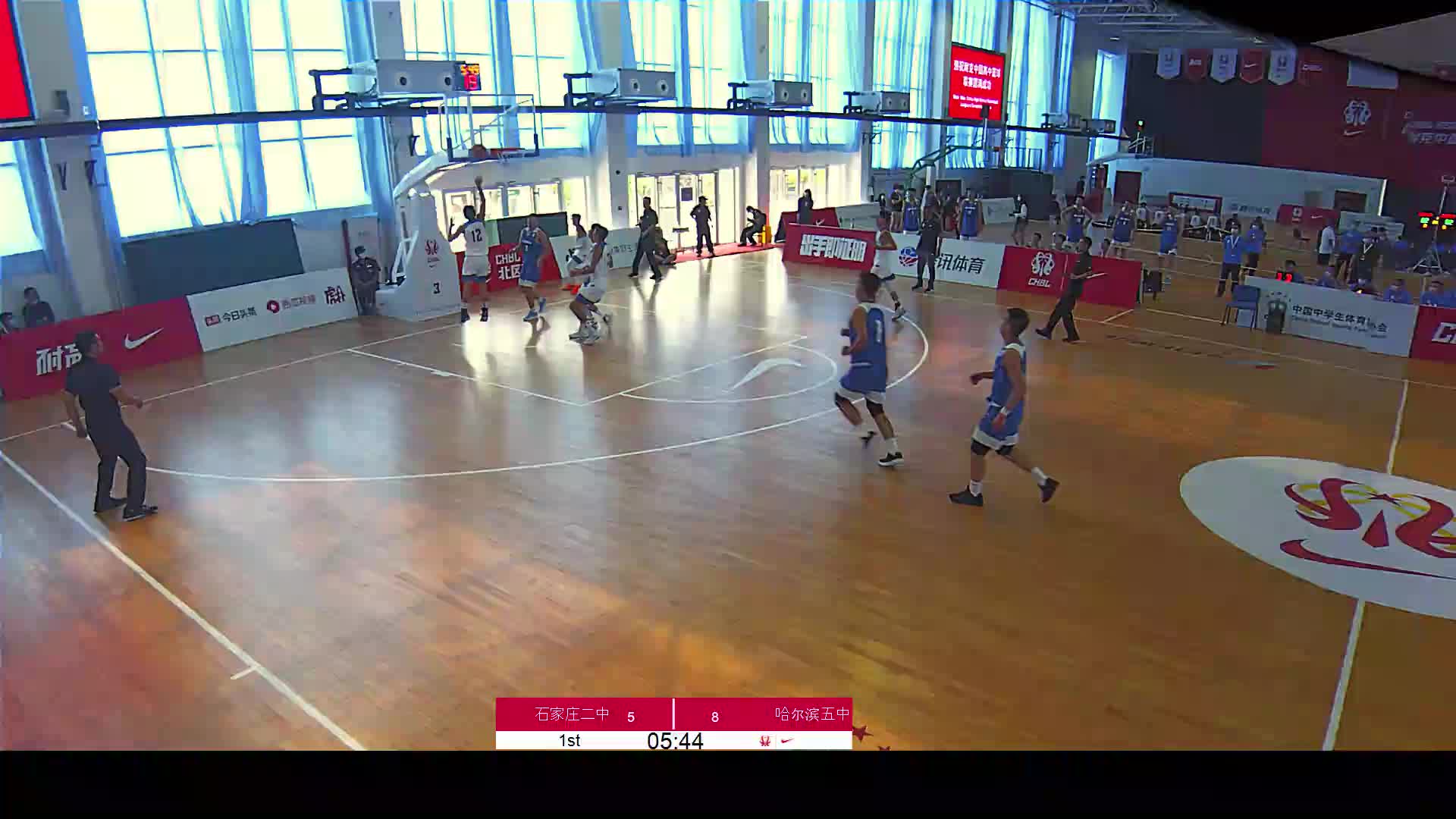 太原五中vs 重庆二外 耐高西区男子四强