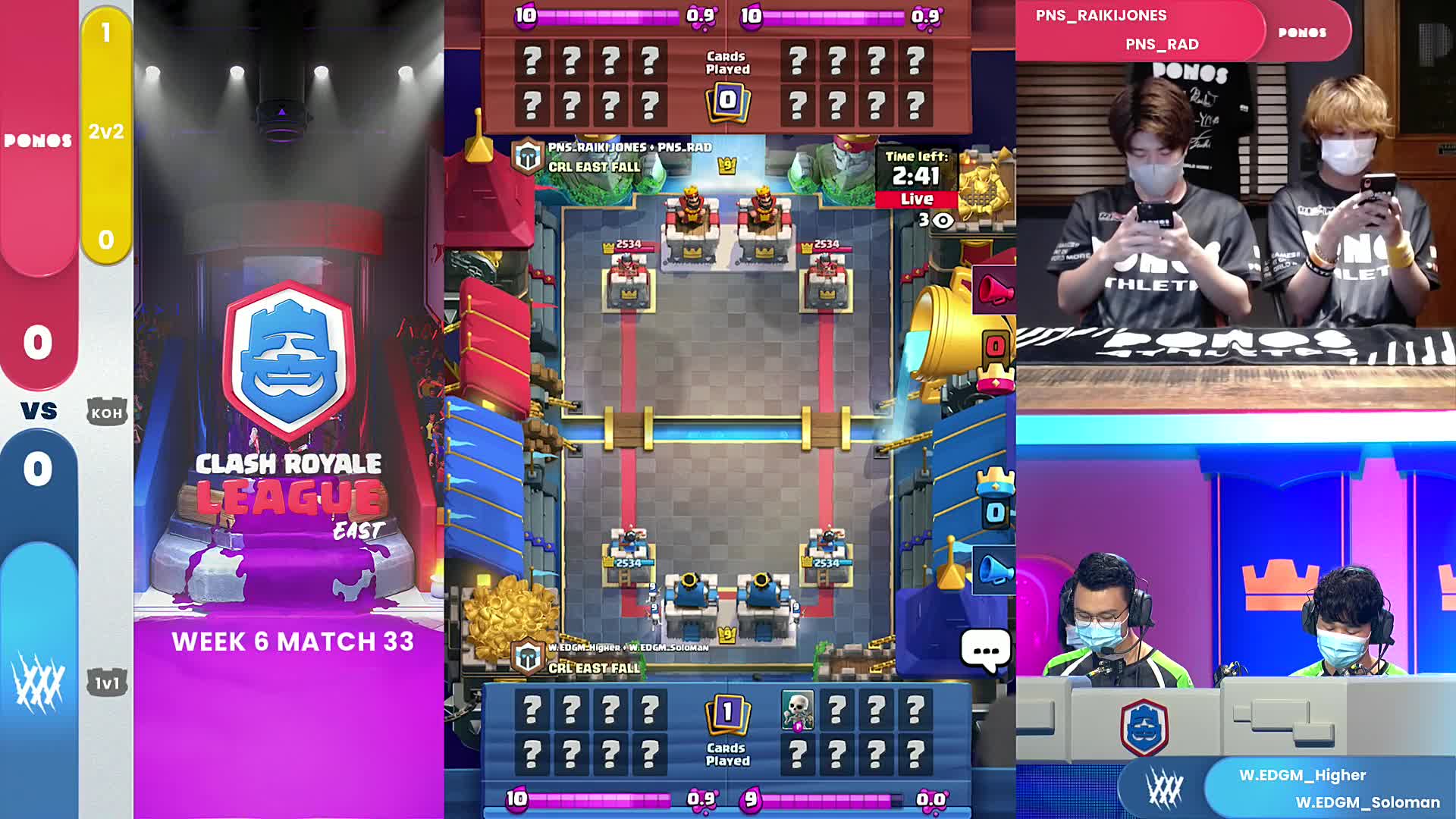 W.EGDM vs PONOS_2020CRL东方赛区秋季赛常规赛第六周_DAY1