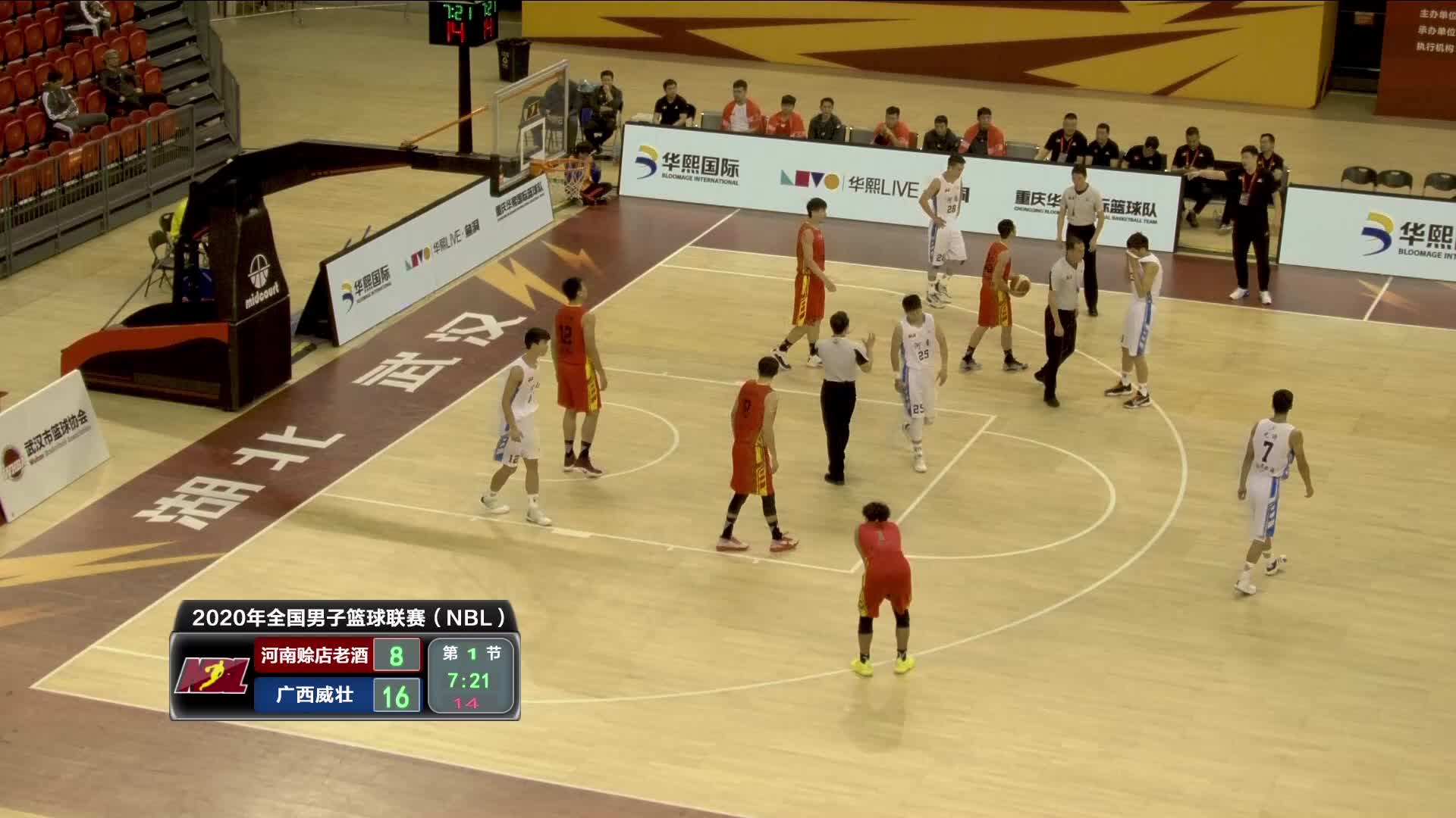 河南vs广西 NBL篮球联赛1114