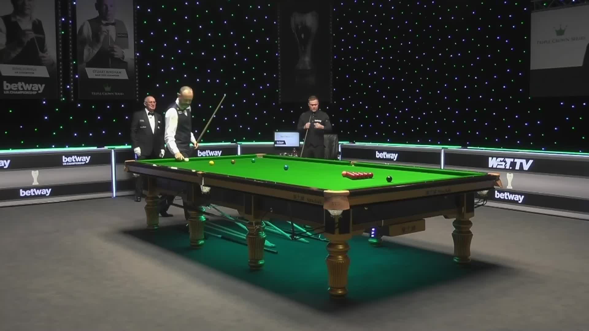 马克·威廉姆斯VS本·汉考恩，11月23日#斯诺克英锦赛#下半场