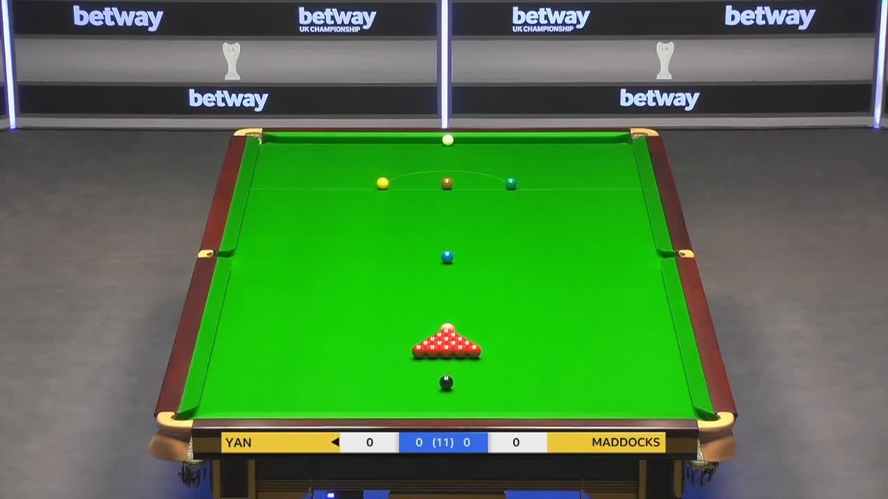 颜丙涛vs麦多克斯，11月23日#斯诺克英锦赛#李照解说