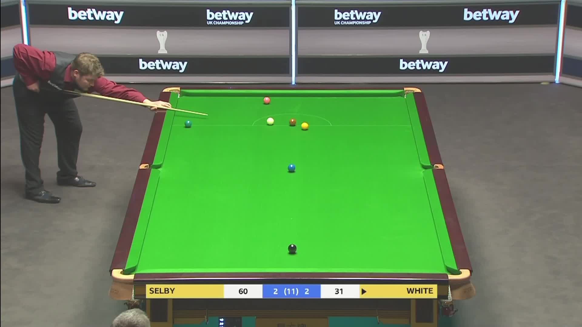 1123日#斯诺克英锦赛#山姆·克雷吉VS常冰玉下半场