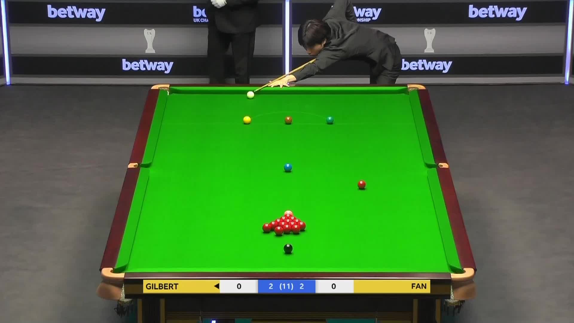 大卫·吉尔伯特VS范争一，11月24日#斯诺克英锦赛#下半场，清流2号桌