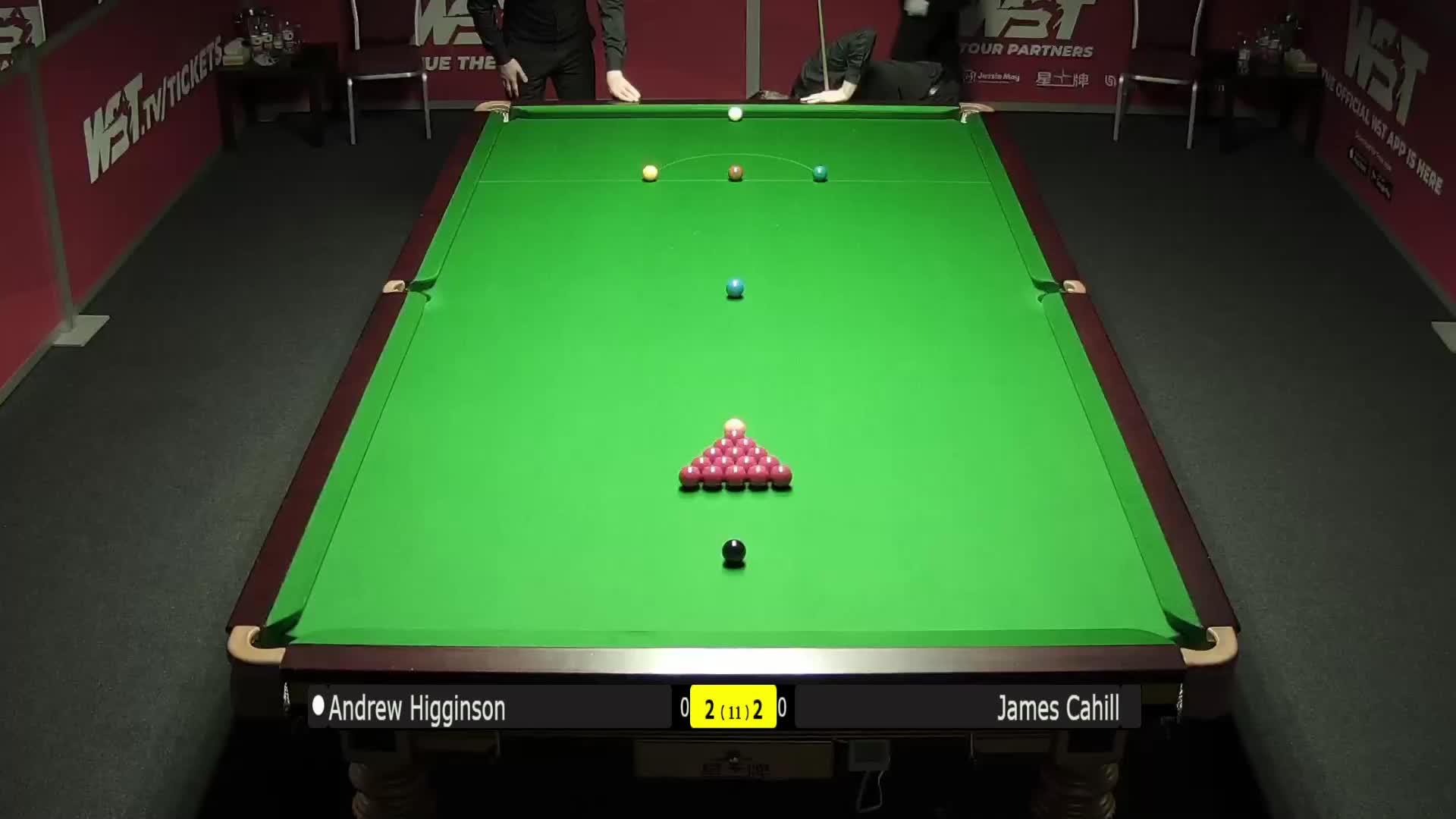 安德鲁·希金森VS詹姆斯·卡希尔 11月25日#斯诺克英锦赛#下半场 清流