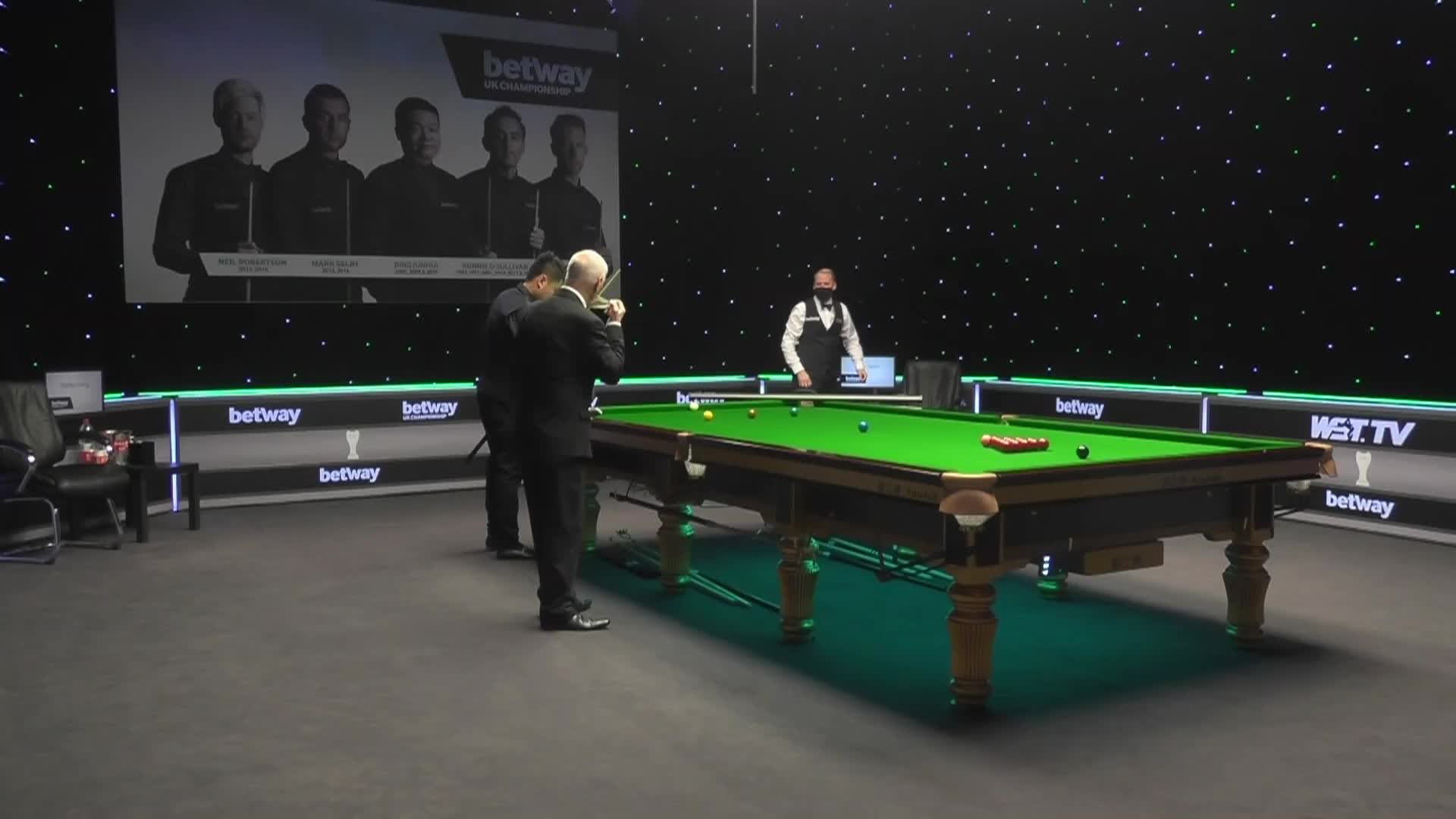 梁文博VS艾伦·泰勒 11月26日#斯诺克英锦赛#上半场  清流