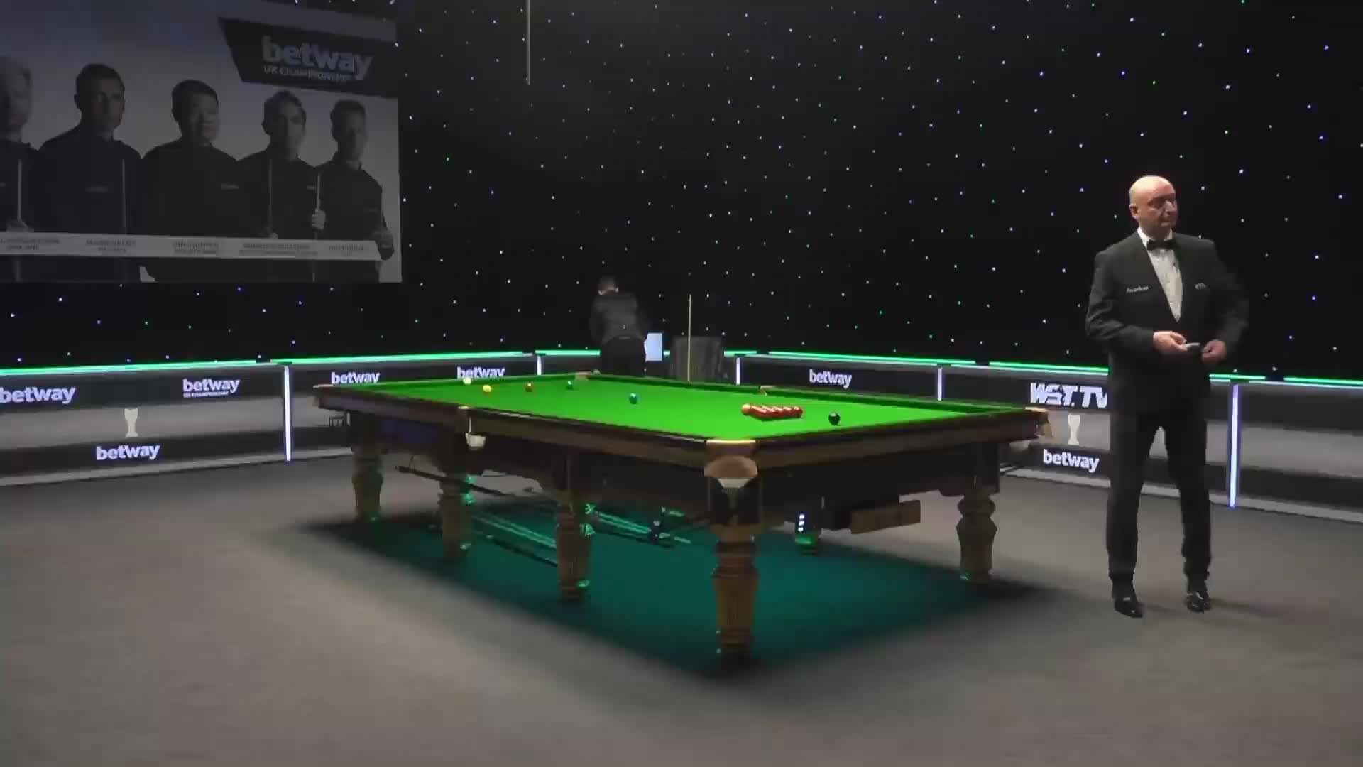 安东尼·麦克吉尔VS史蒂文·霍尔沃斯 11月26日#斯诺克英锦赛#上半场  清流