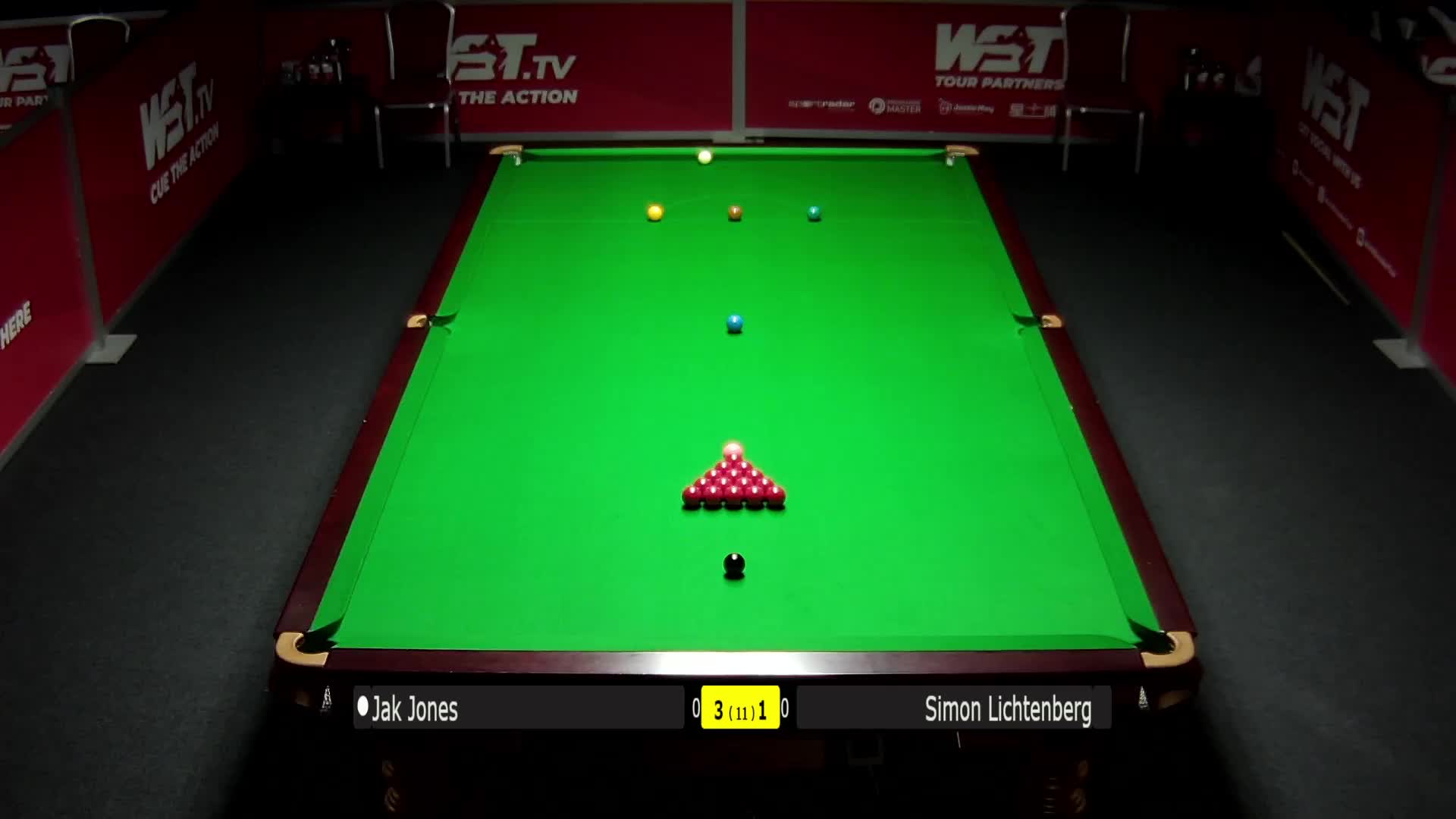 杰克·琼斯VS西蒙·利希滕贝格11月28日#斯诺克英锦赛#下半场 清流