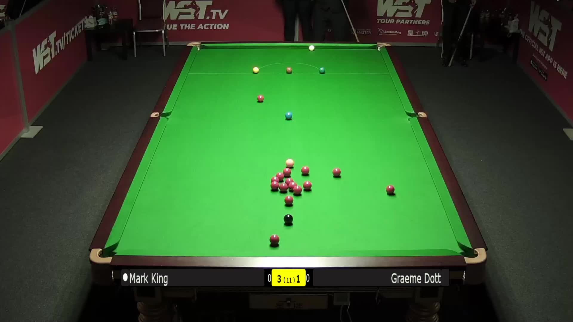 马克·金 VS 多特  11月29日#斯诺克英锦赛#下半场 清流