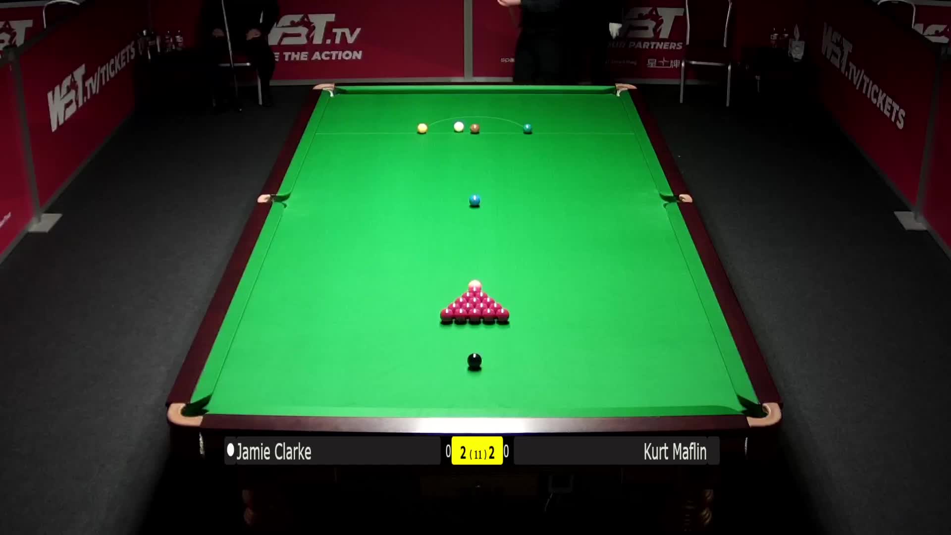 克拉克 VS 马福林 11月29日#斯诺克英锦赛#下半场 清流