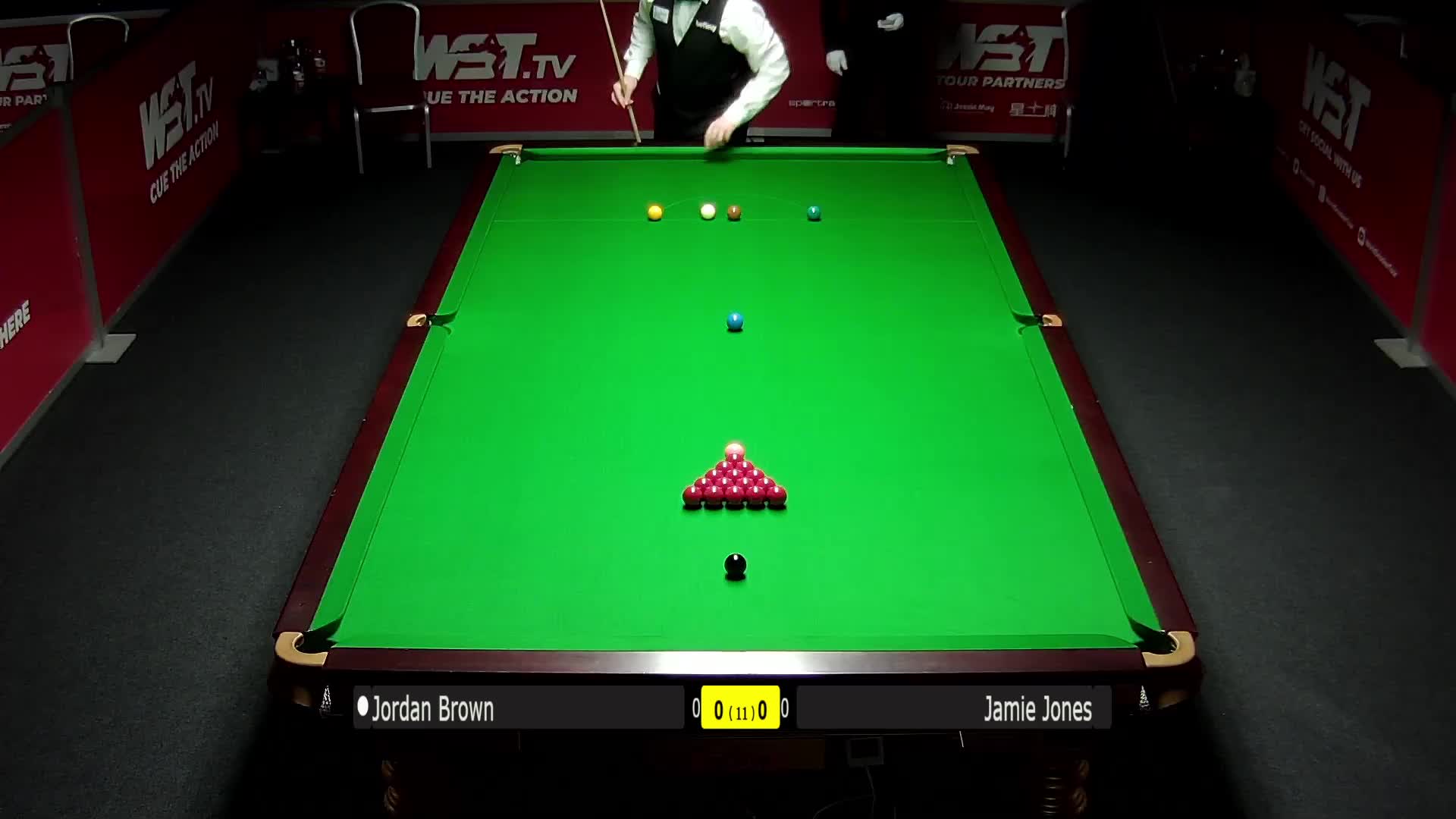 乔丹·布朗VS詹姆·琼斯  11月29日#斯诺克英锦赛#上半场  清流 