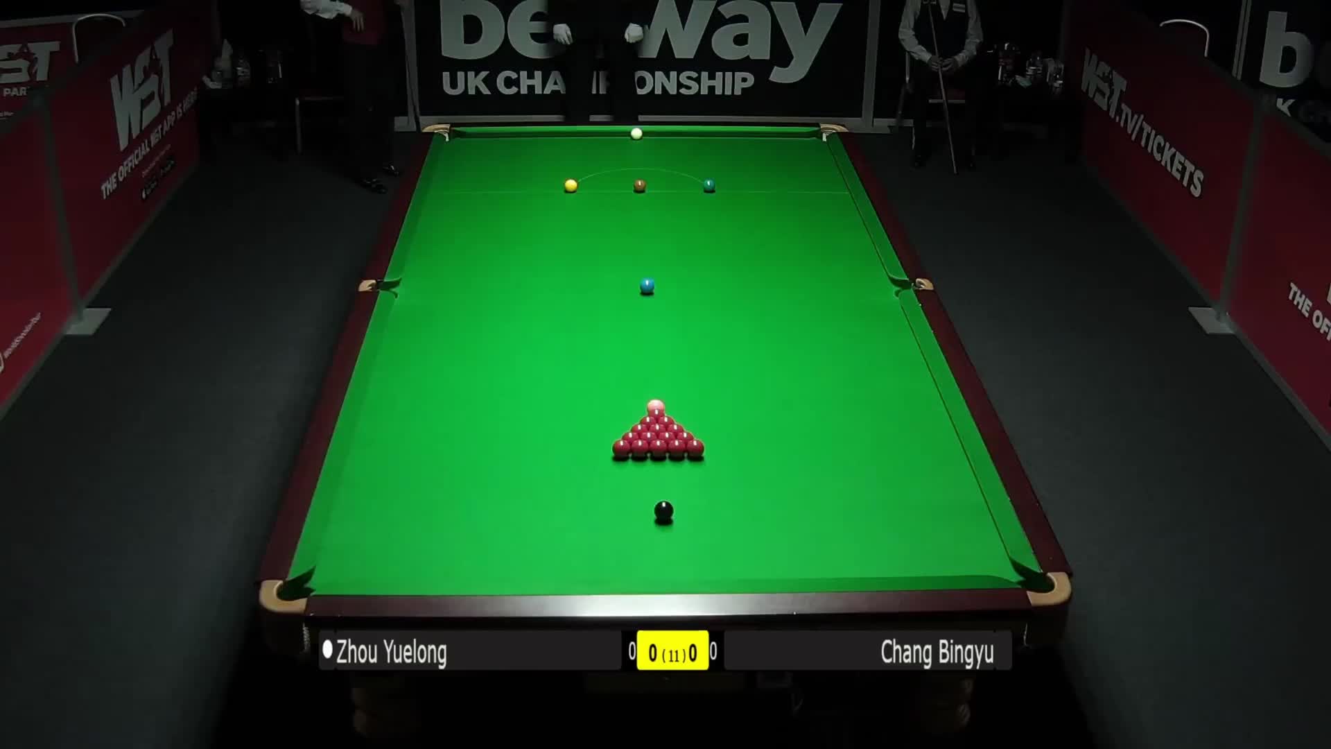 周跃龙 VS 常冰玉 斯诺克英锦赛    黑八解说