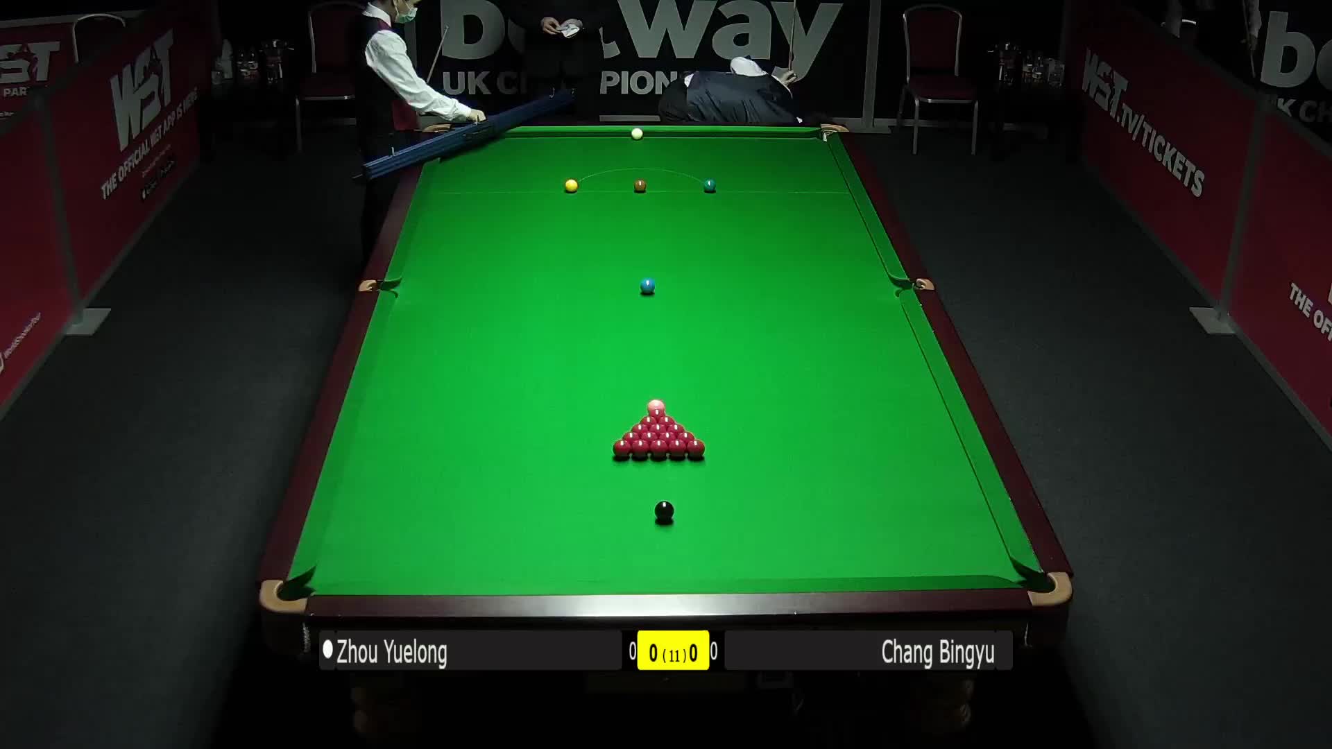 周跃龙VS常冰玉 11月30日#斯诺克英锦赛#上半场   清流