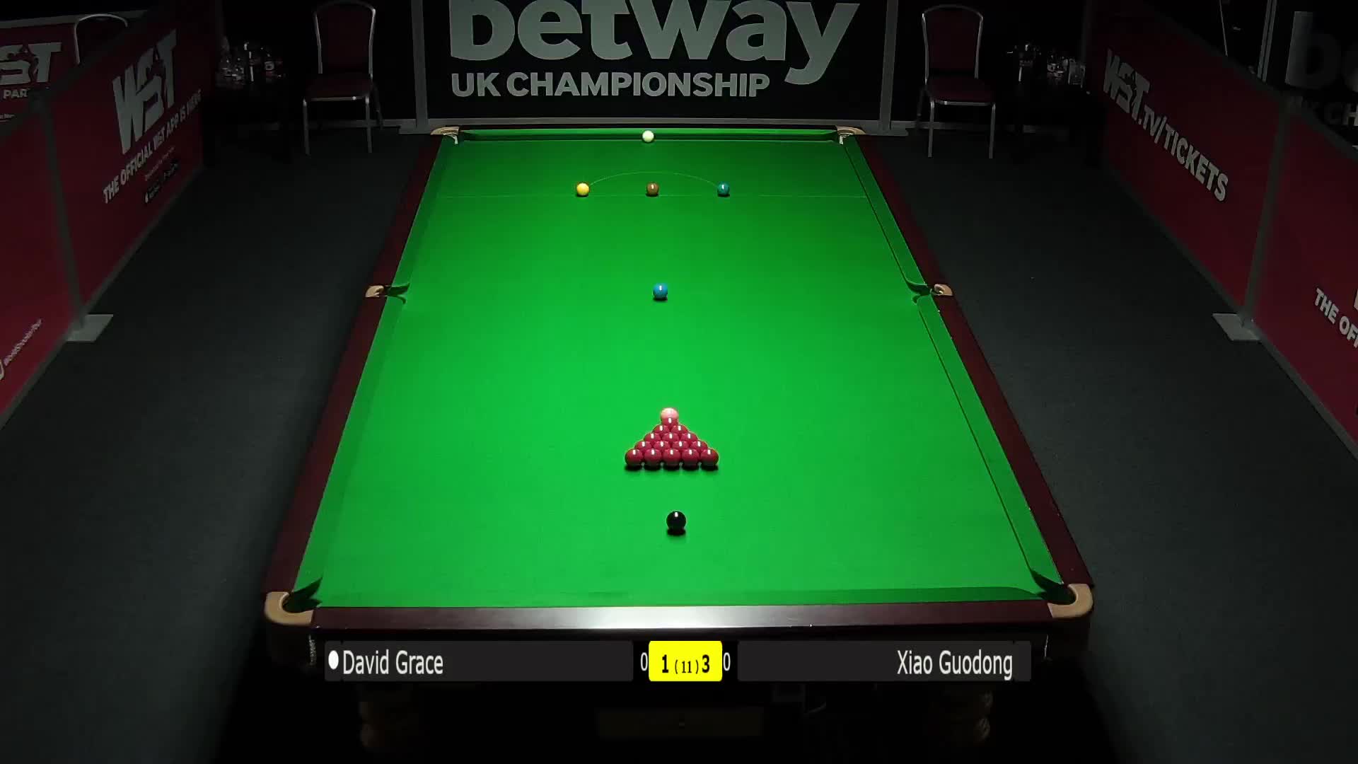 大卫·格雷斯VS肖国栋  11月30日#斯诺克英锦赛#下半场   清流