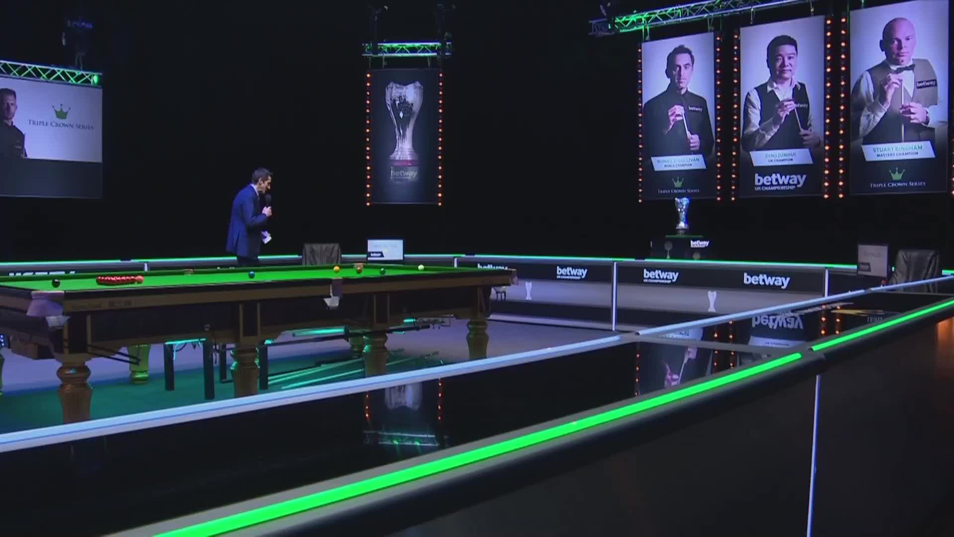 马克·威廉姆斯	VS里奇·沃顿12月1日斯诺克英锦赛 上半场清流