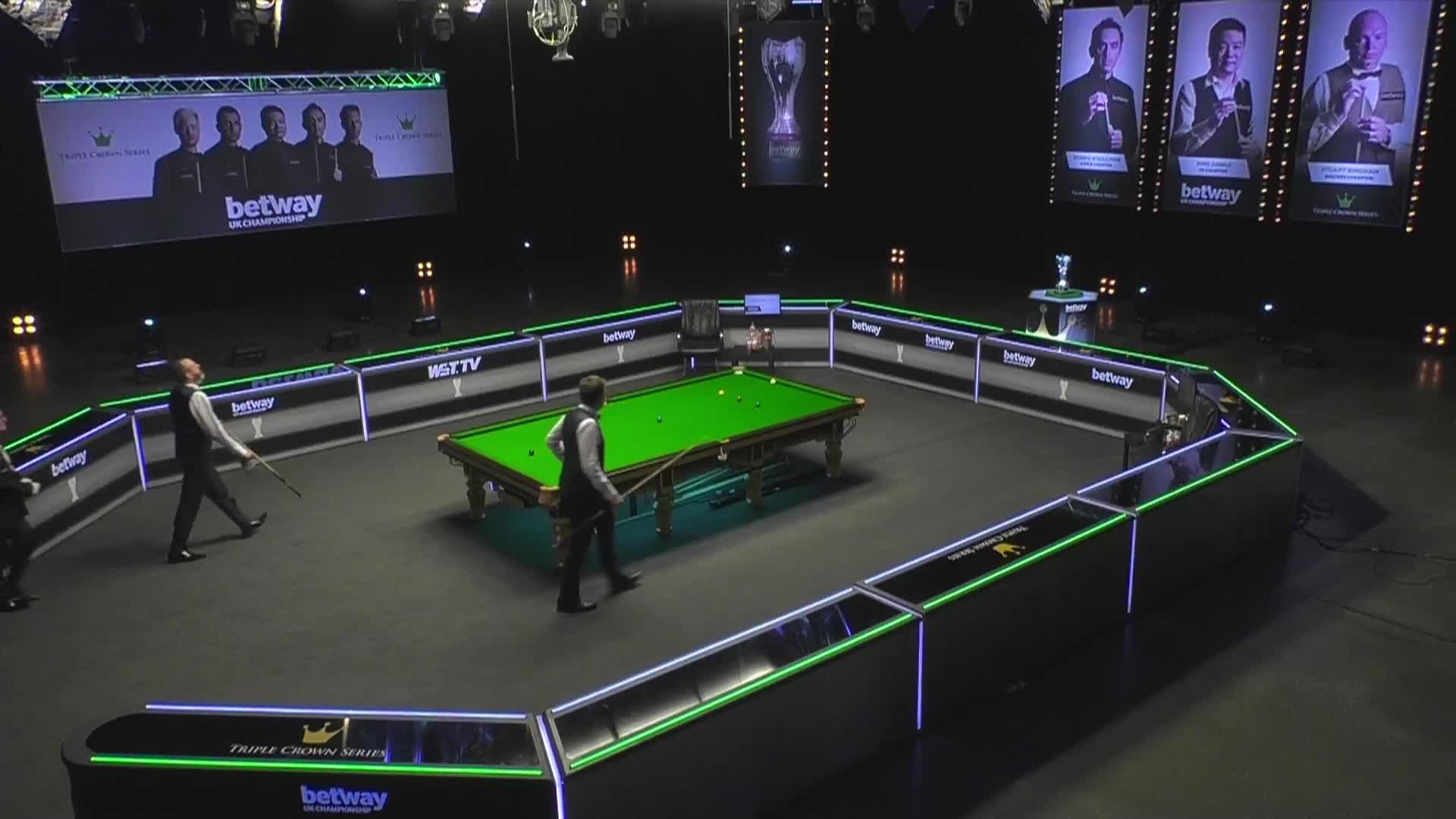 马克·威廉姆斯	VS里奇·沃顿12月1日斯诺克英锦赛 下半场