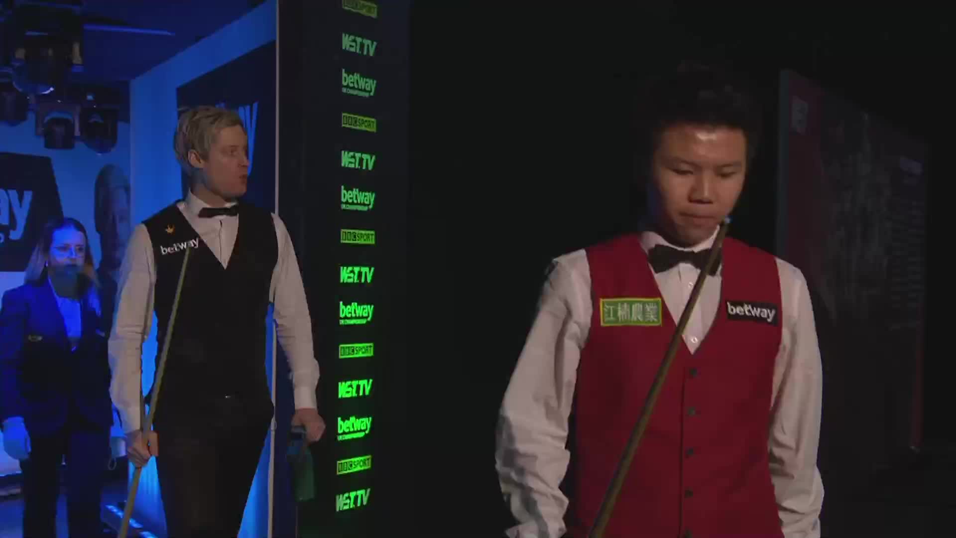 周跃龙VS尼尔·罗伯逊 12月5日#斯诺克英锦赛#下半场 清流