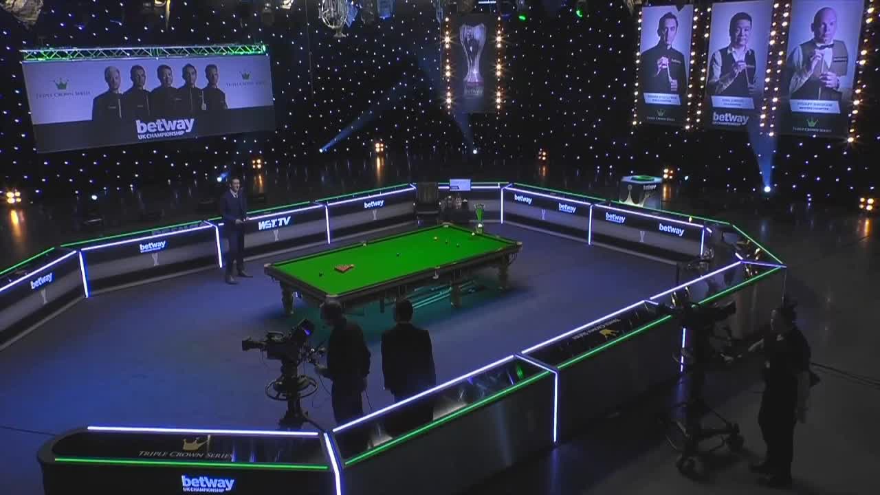 黑8:塞尔比vs罗伯逊 英锦赛决赛第一阶段  上半场