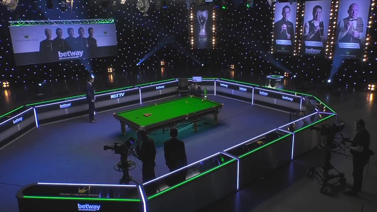 黑8:特鲁姆普vs罗伯逊 英锦赛决赛第一阶段  上半场