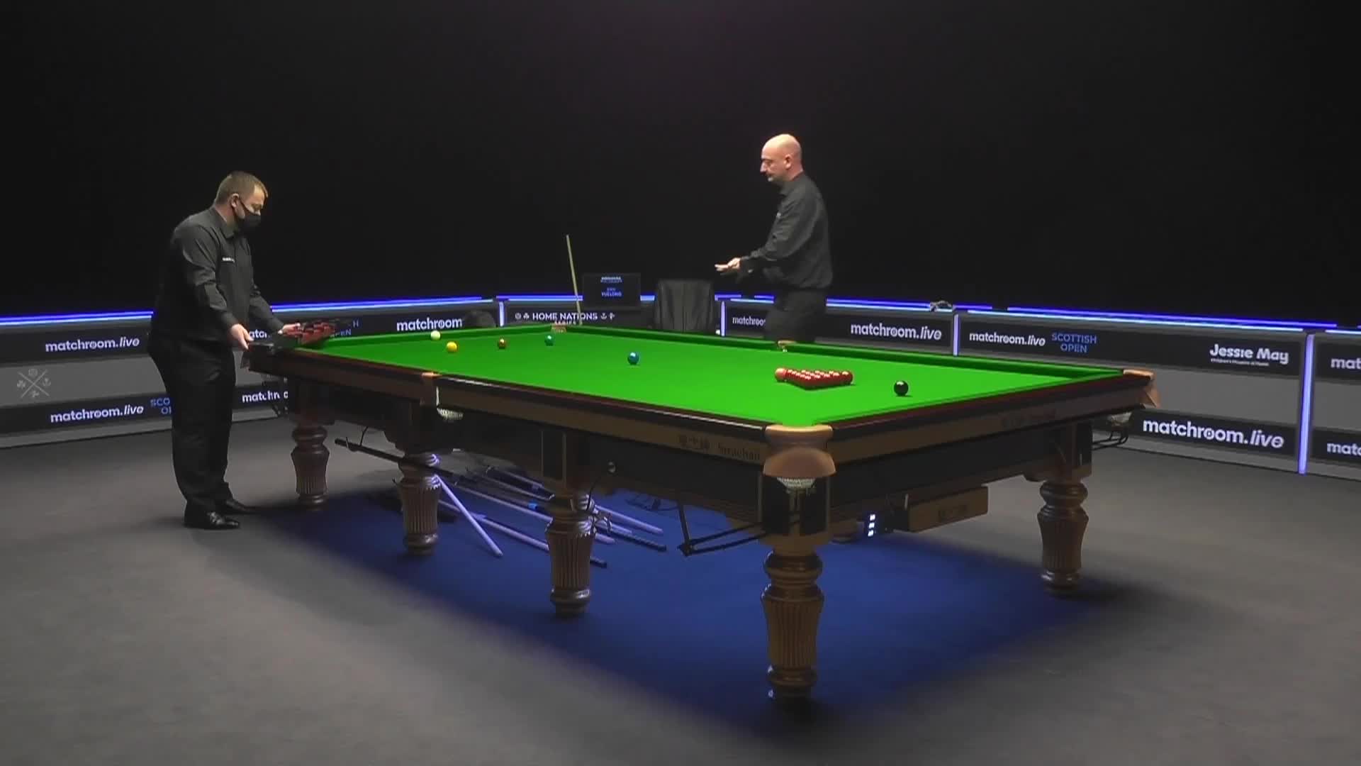 周跃龙 VS 马克·艾伦  12月10日苏格兰公开赛 上半场  清流