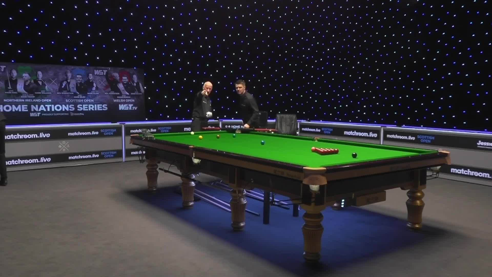 凯伦·威尔逊vs迈克尔·霍尔特  12月10苏格兰公开赛 黑八解说