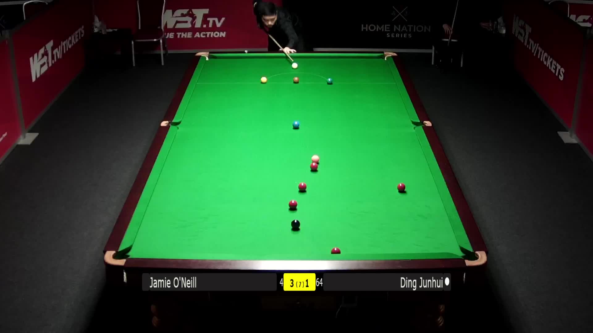 詹姆·奥尼尔vs丁俊晖 12月10苏格兰公开赛