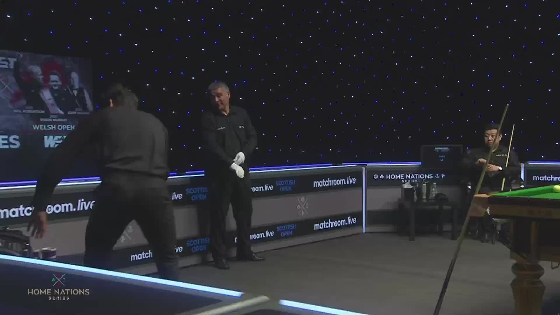 李行vs奥沙利文12月12苏格兰公开赛，上半场-清流