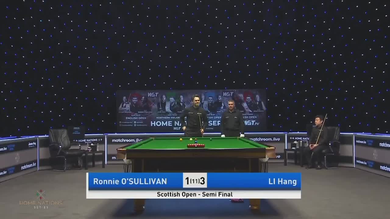 李行vs奥沙利文12月12苏格兰公开赛，下半场-李照解说