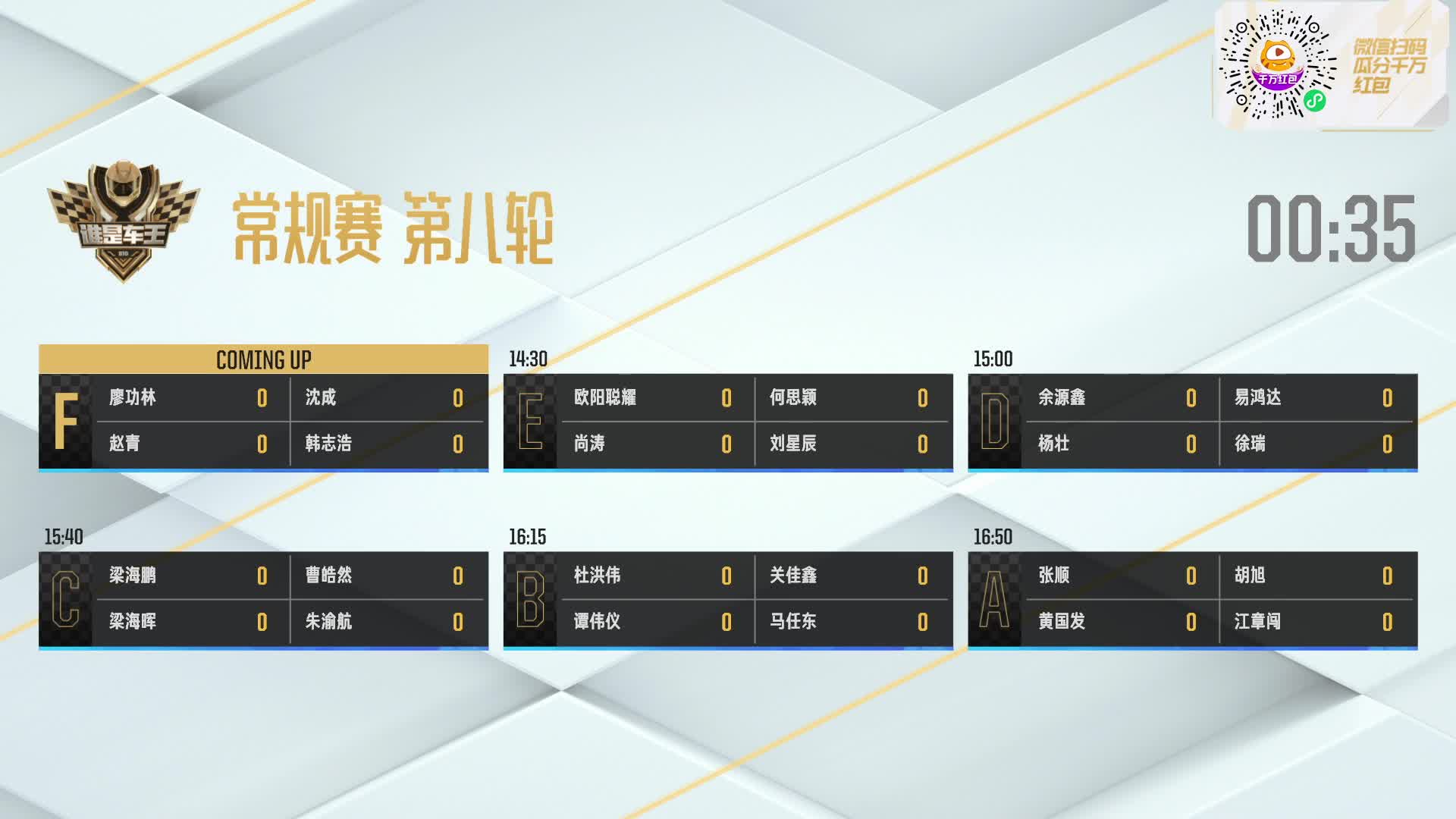 常规赛第八轮F组_QQ飞车谁是车王S10