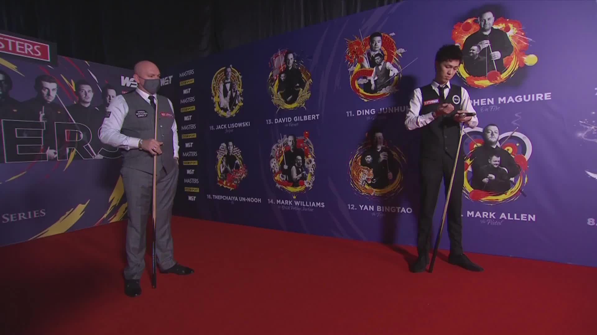 斯图尔特·宾汉姆VS塔猜亚·乌诺 11日斯诺克大师赛 清流 上