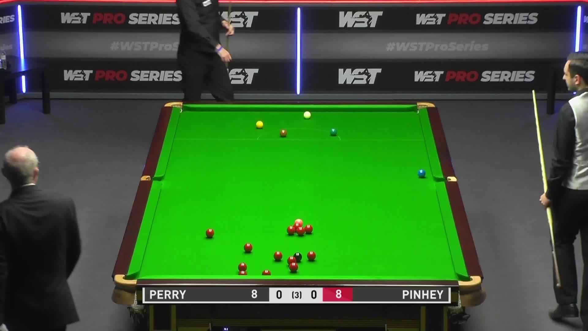 乔·佩里VS海顿·平海 18日斯诺克WST Pro系列赛-清流