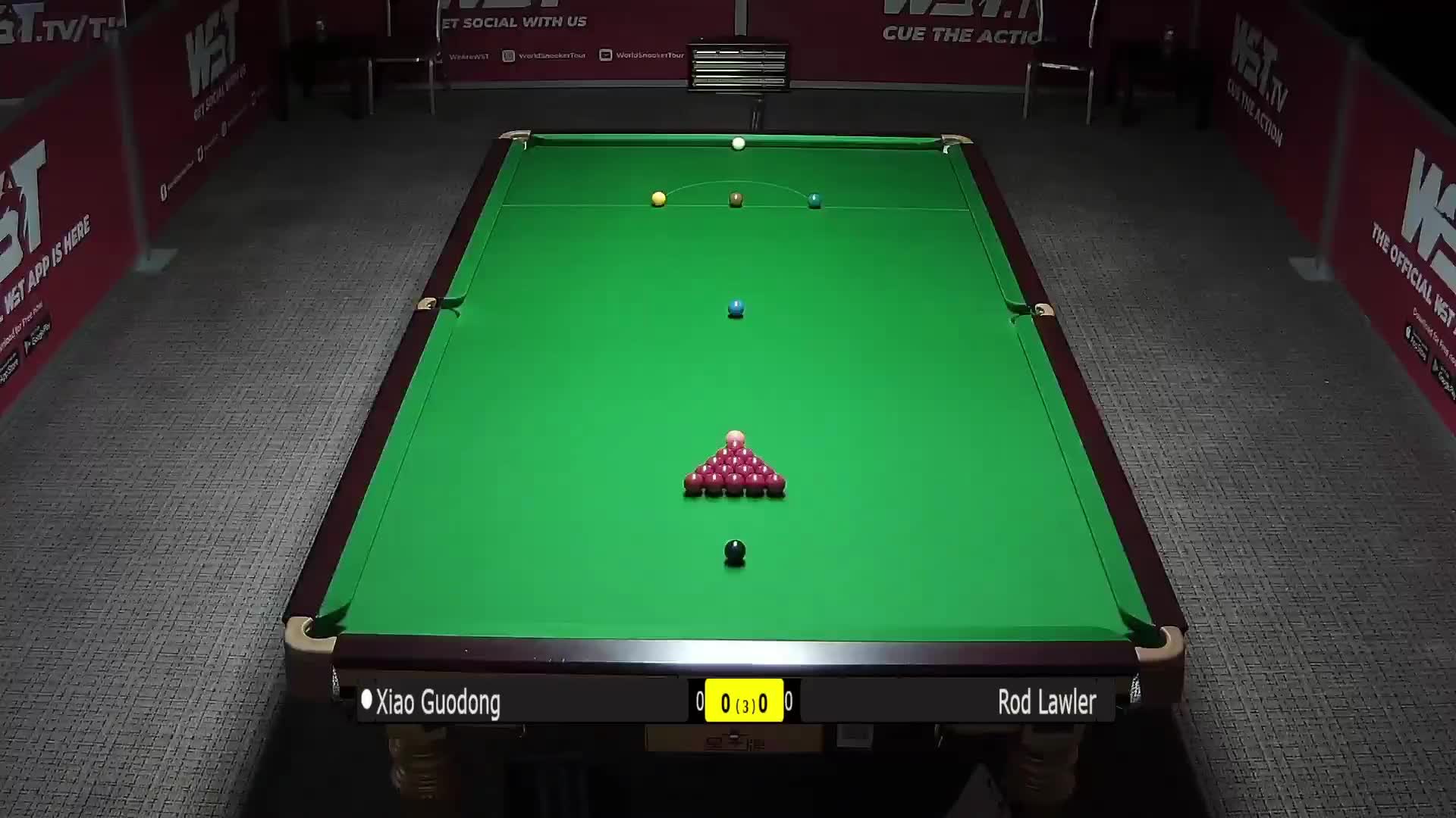 肖国栋VS罗德·劳勒 18日斯诺克WST Pro系列赛 -黑八解说