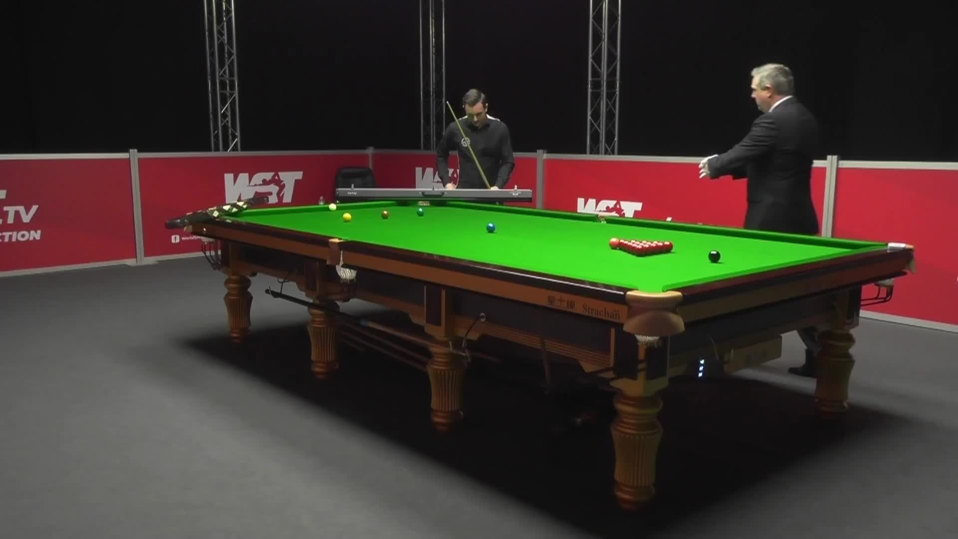 马修·史蒂文斯VS海顿·平海 18日斯诺克WST Pro系列赛