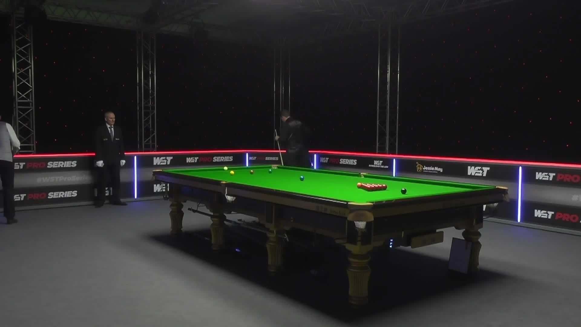  肖国栋VS丹尼尔·威尔斯 18日斯诺克WST Pro系列赛-黑八解说