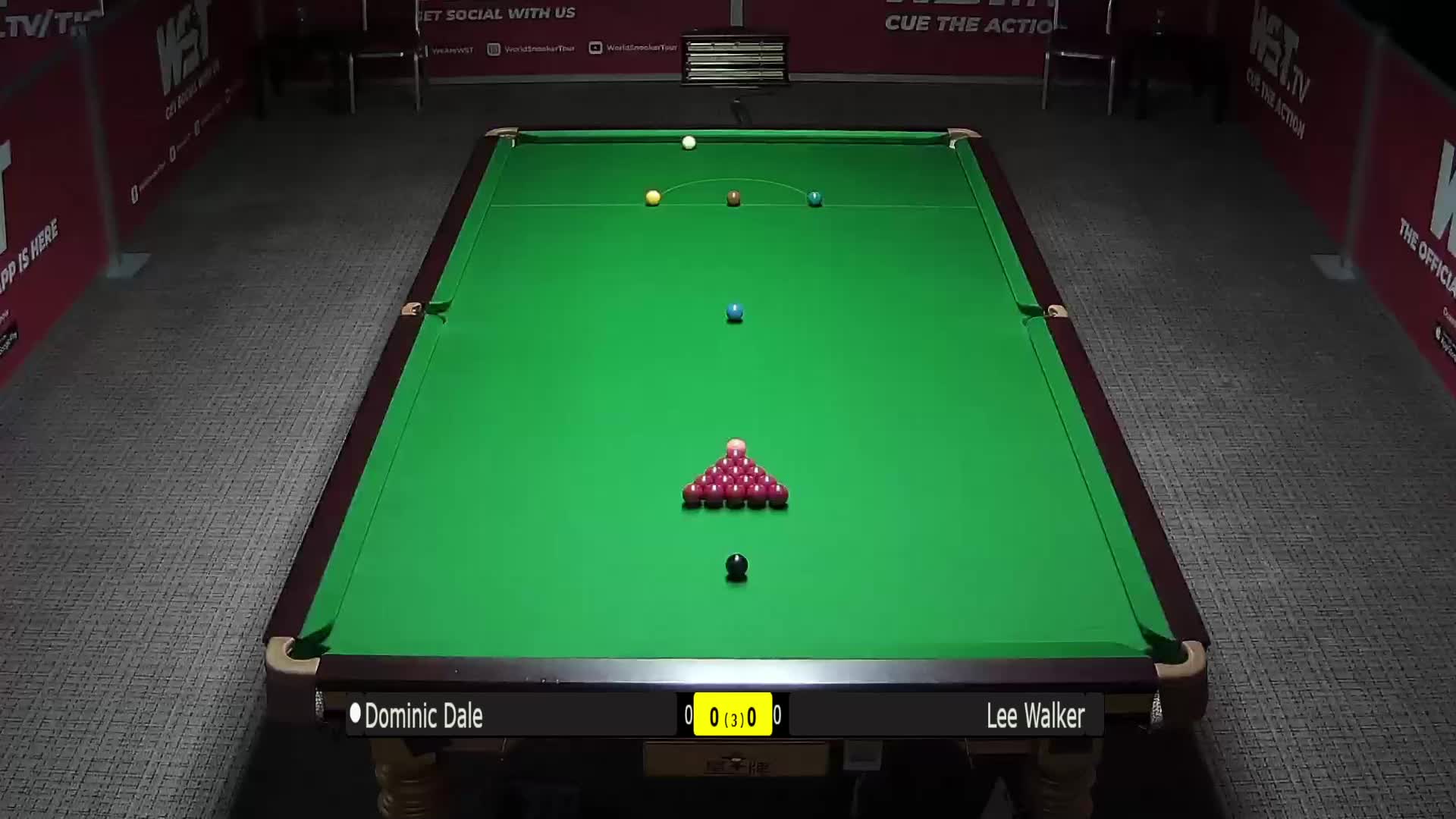 多米尼克·戴尔VS李·沃克 22日斯诺克WST Pro系列赛 清流