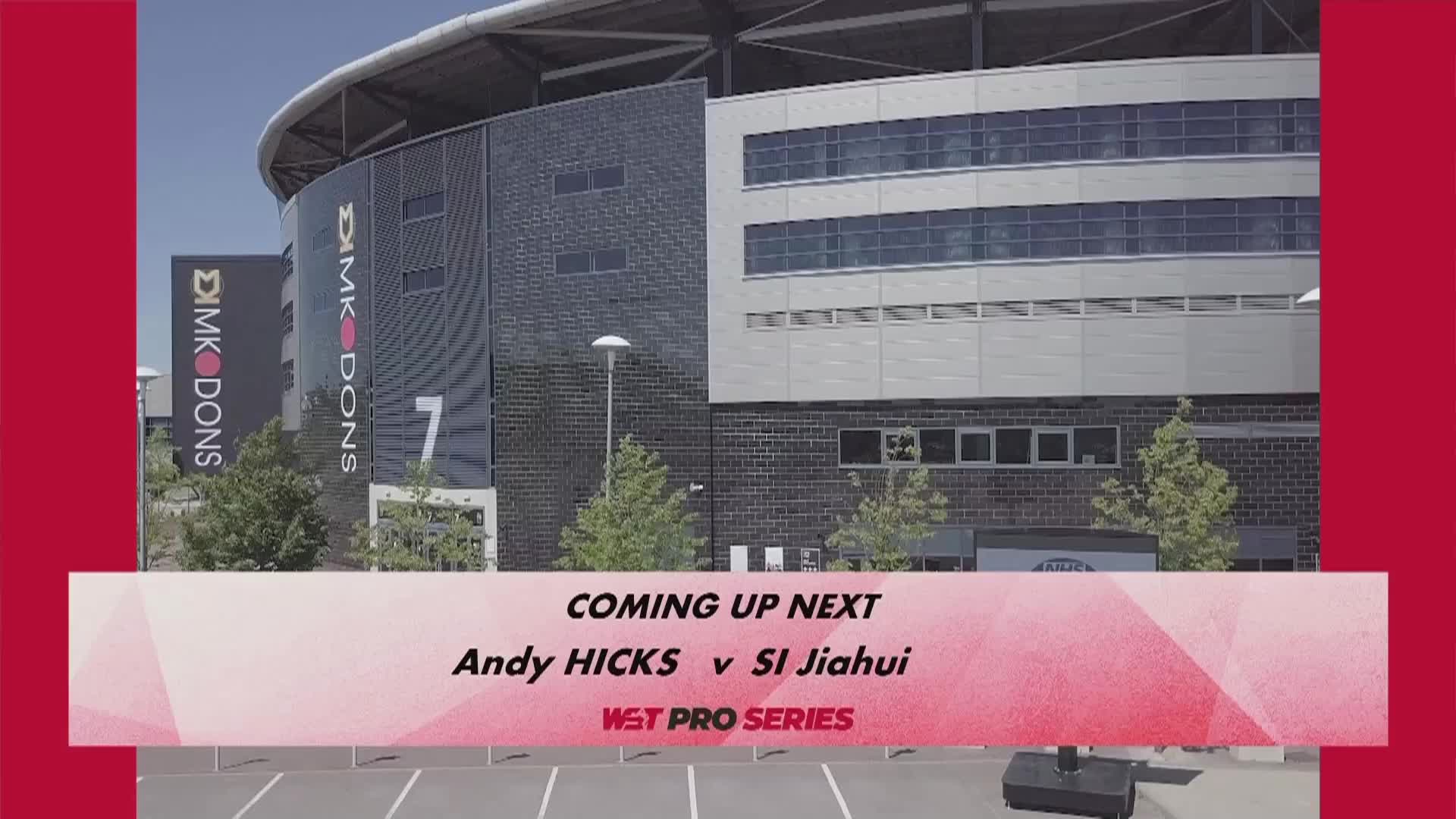 安迪·希克斯 VS 斯佳辉 23日斯诺克WST Pro系列赛 清流