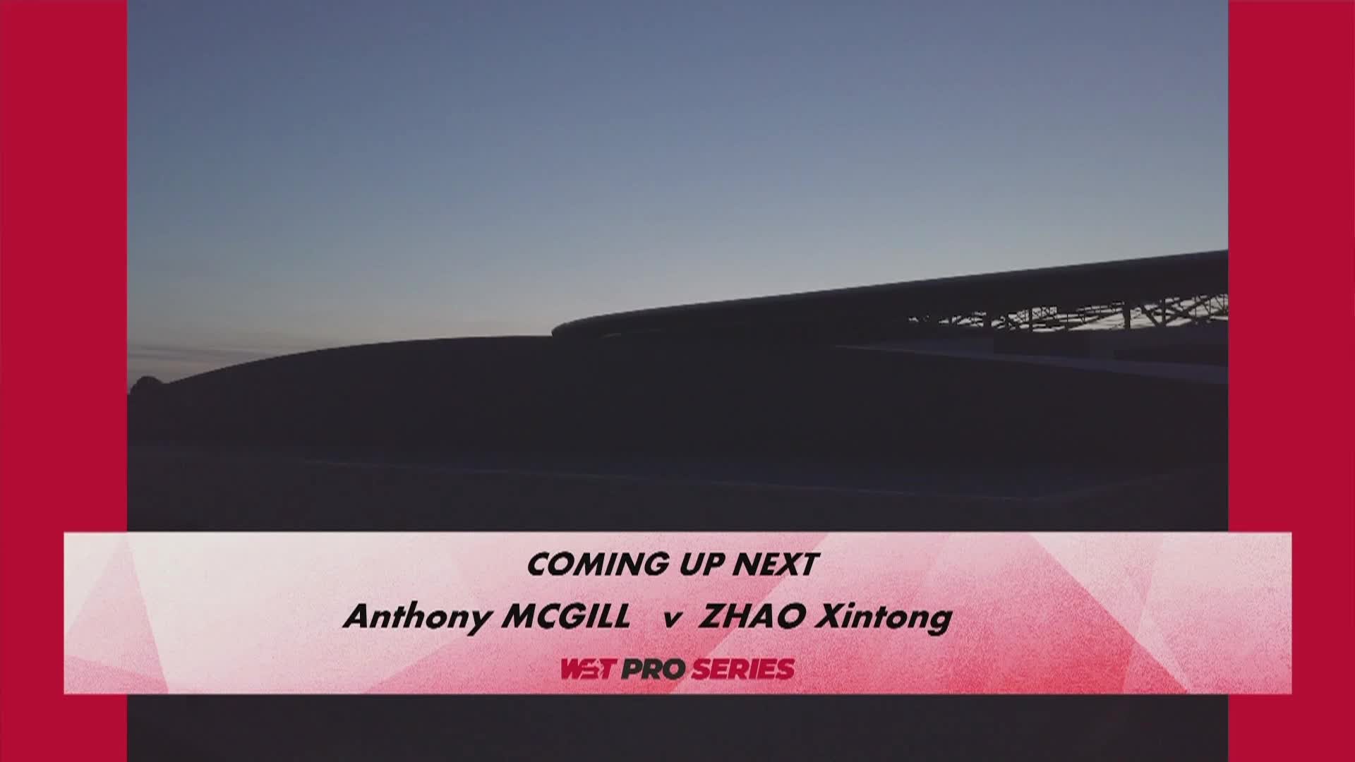 安东尼·麦克吉尔  VS  赵心童 23日斯诺克WST Pro系列赛 清流