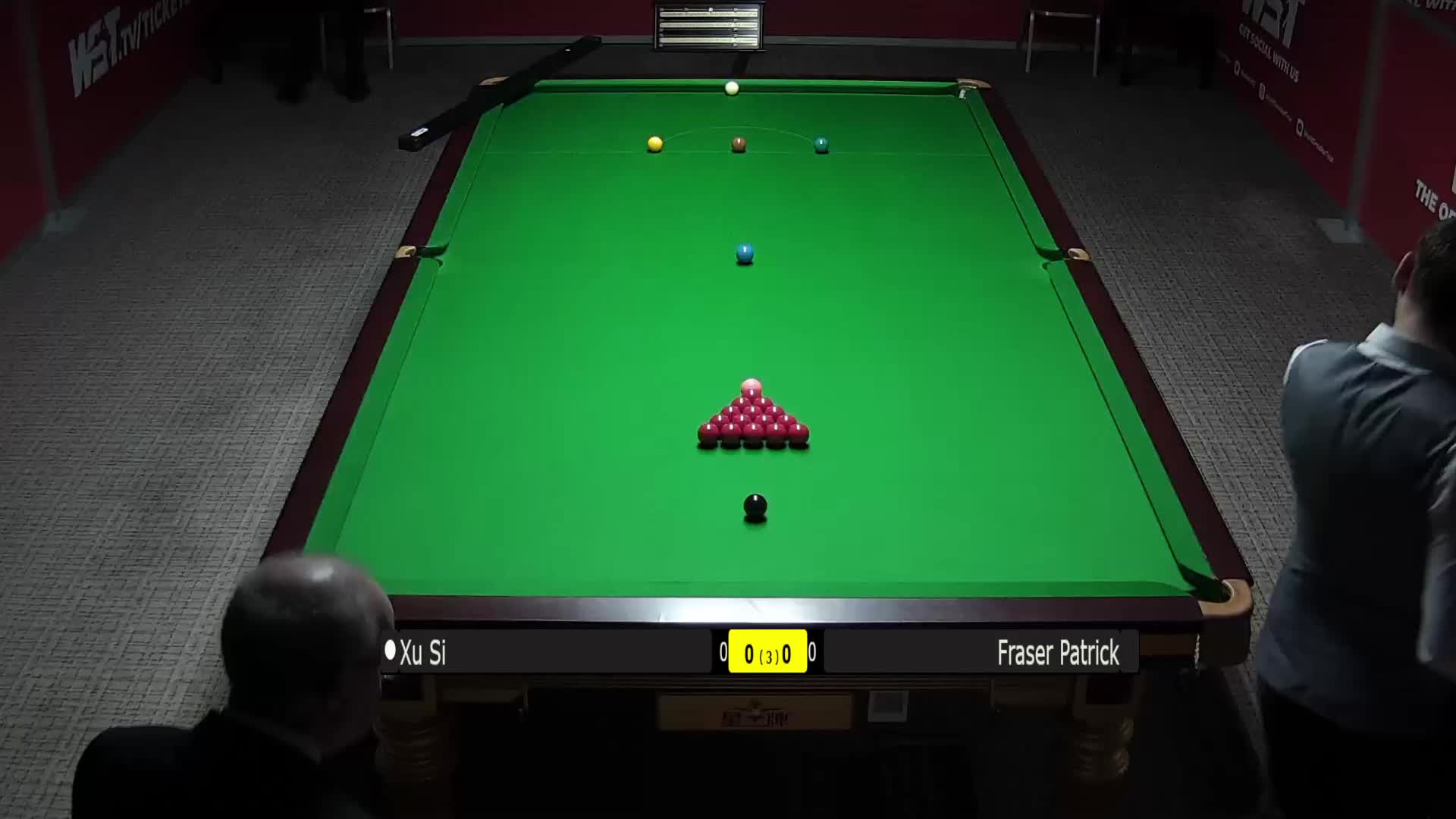 徐思VS弗雷泽·帕特里克 24日斯诺克WST Pro系列 清流