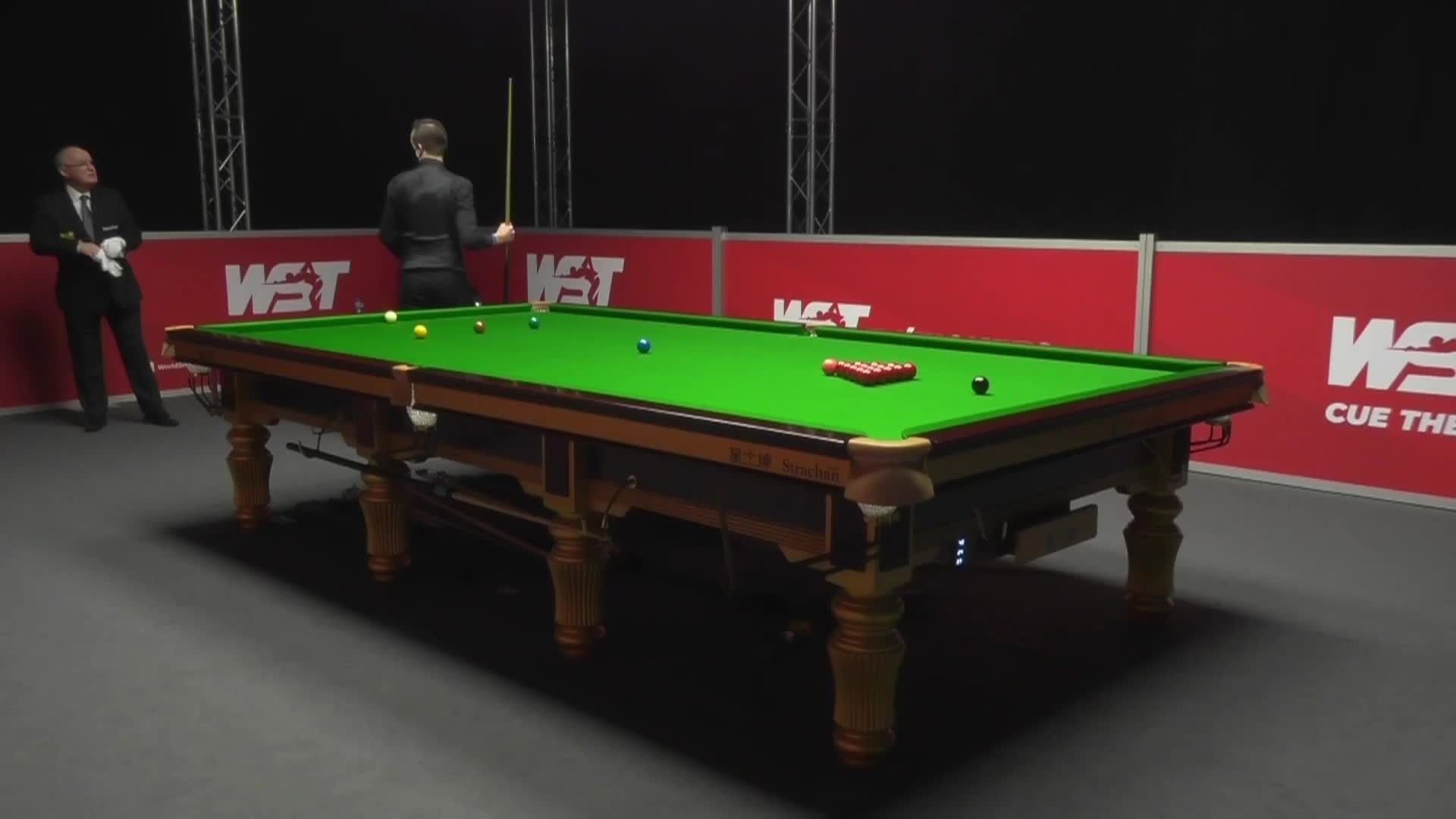 周跃龙  VS  阿什利·赫吉尔 24日斯诺克WST Pro系列 清流