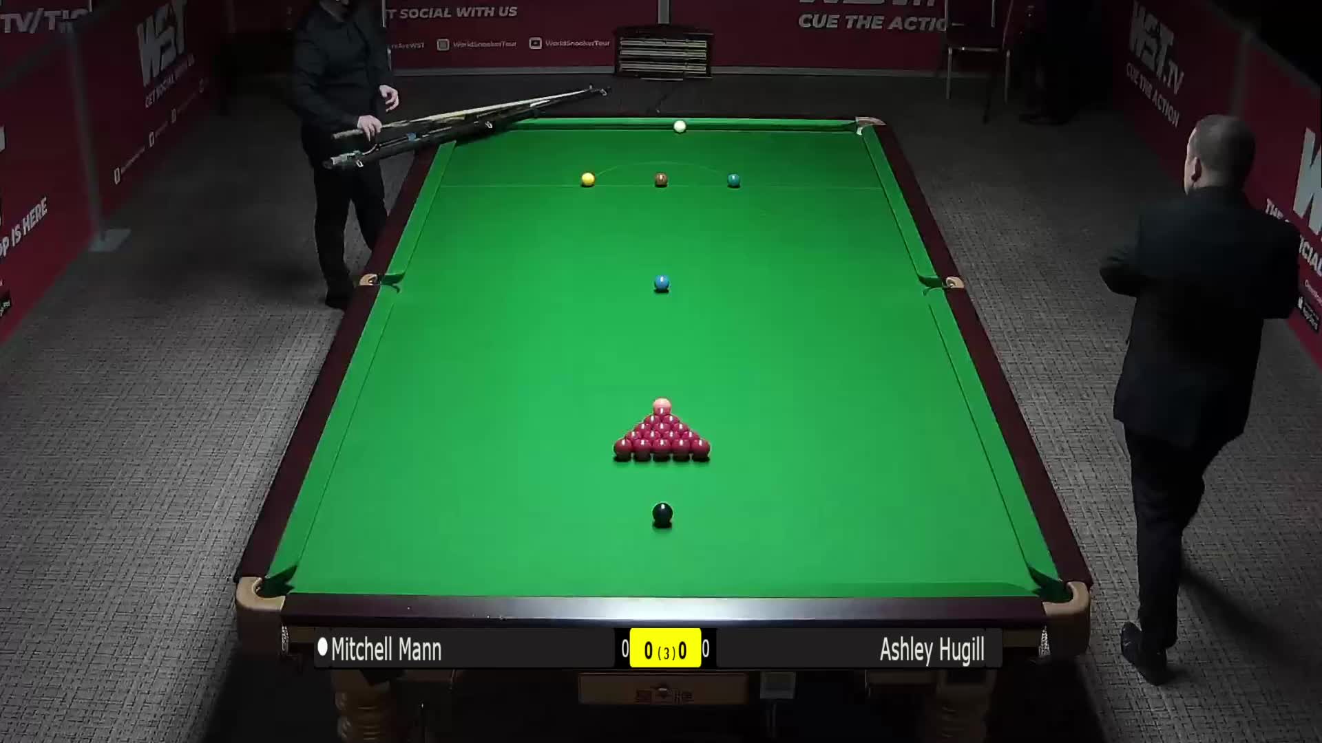 米切尔·曼恩  VS  赫吉尔 25日斯诺克WST Pro系列 清流