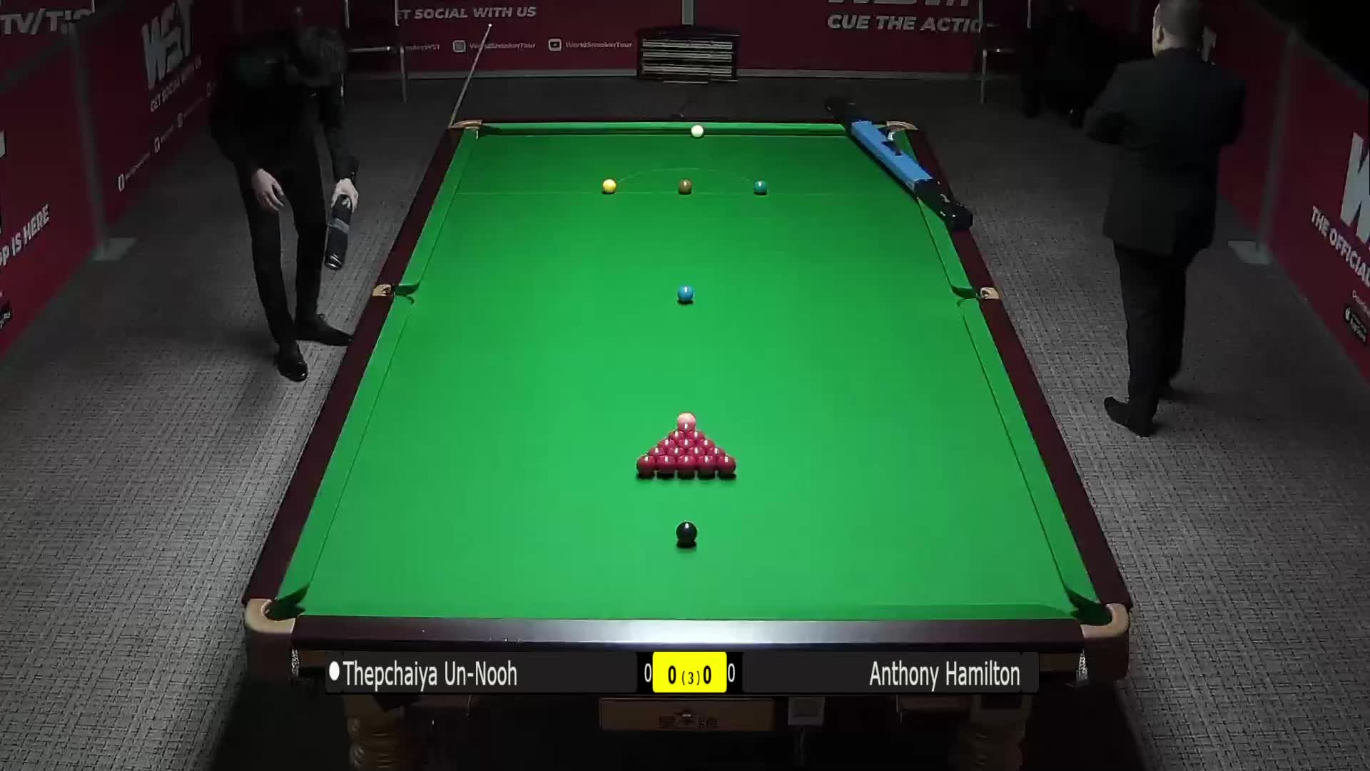 塔猜亚·乌诺VS汉密尔顿 25日斯诺克WST Pro系列 清流