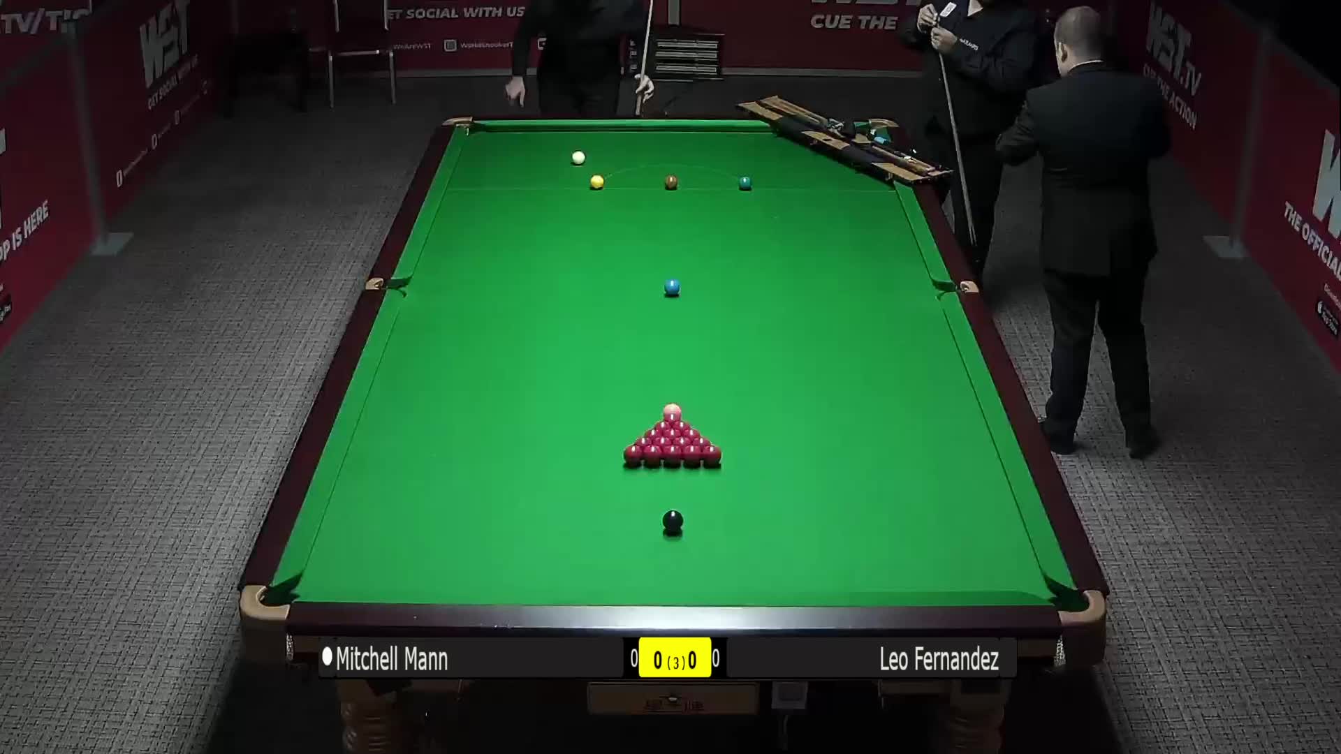 米切尔·曼恩VS里奥·费尔南德斯 25日斯诺克WST Pro系列 清流