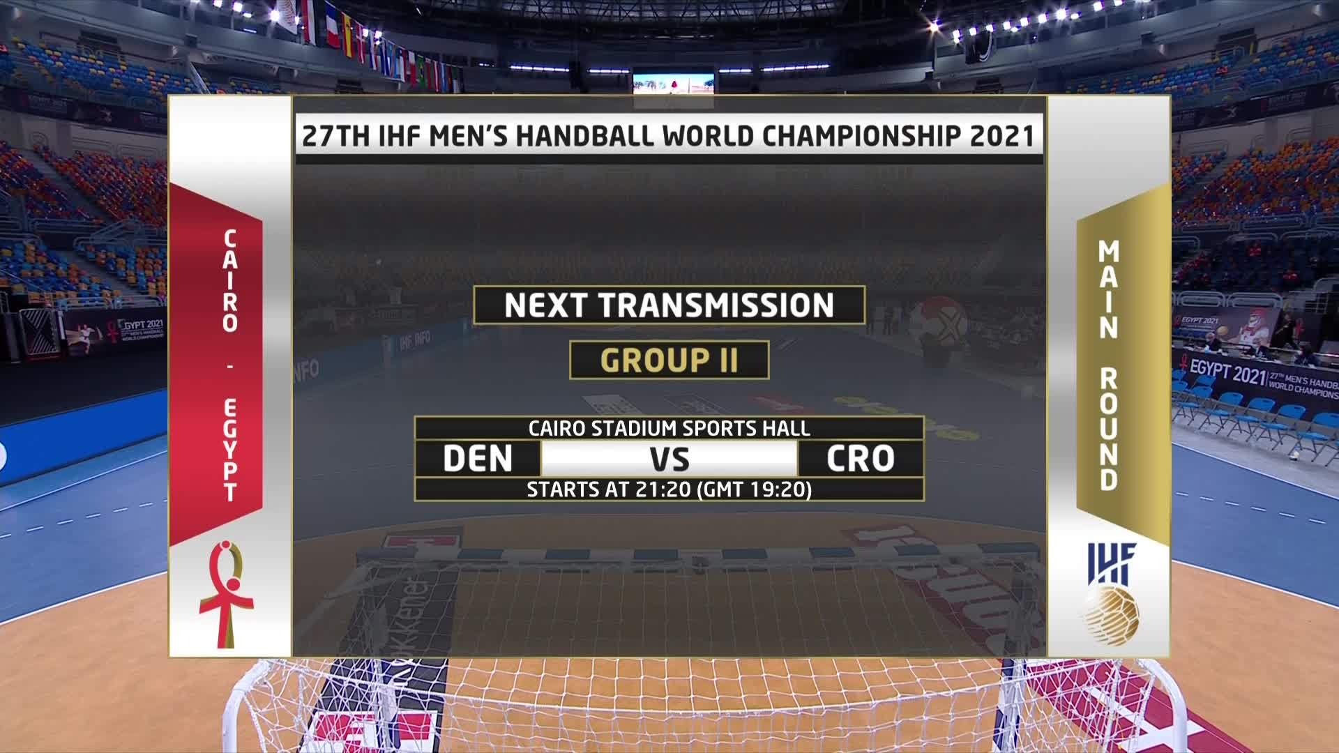 2021男子手球世锦赛0125丹麦vs克罗地亚