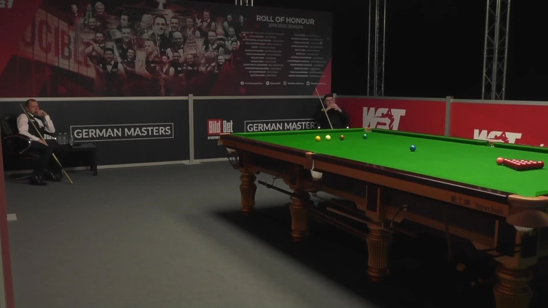 巴里·霍金斯  VS  瑞恩·戴  27日斯诺克德国大师赛 下 清流