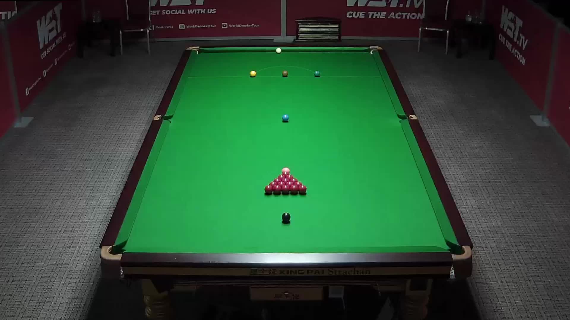 庞俊旭  VS  罗比·威廉姆斯 28日斯诺克德国大师赛 上 清流